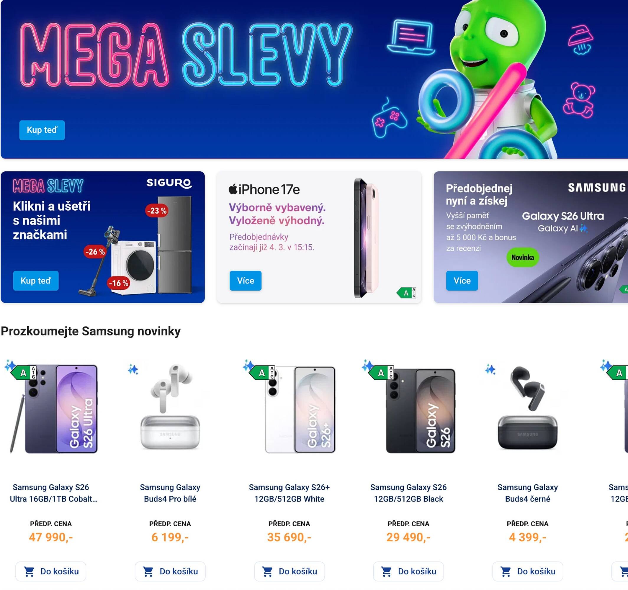 Alza.cz leták (2026-03-03 - 2026-03-09)