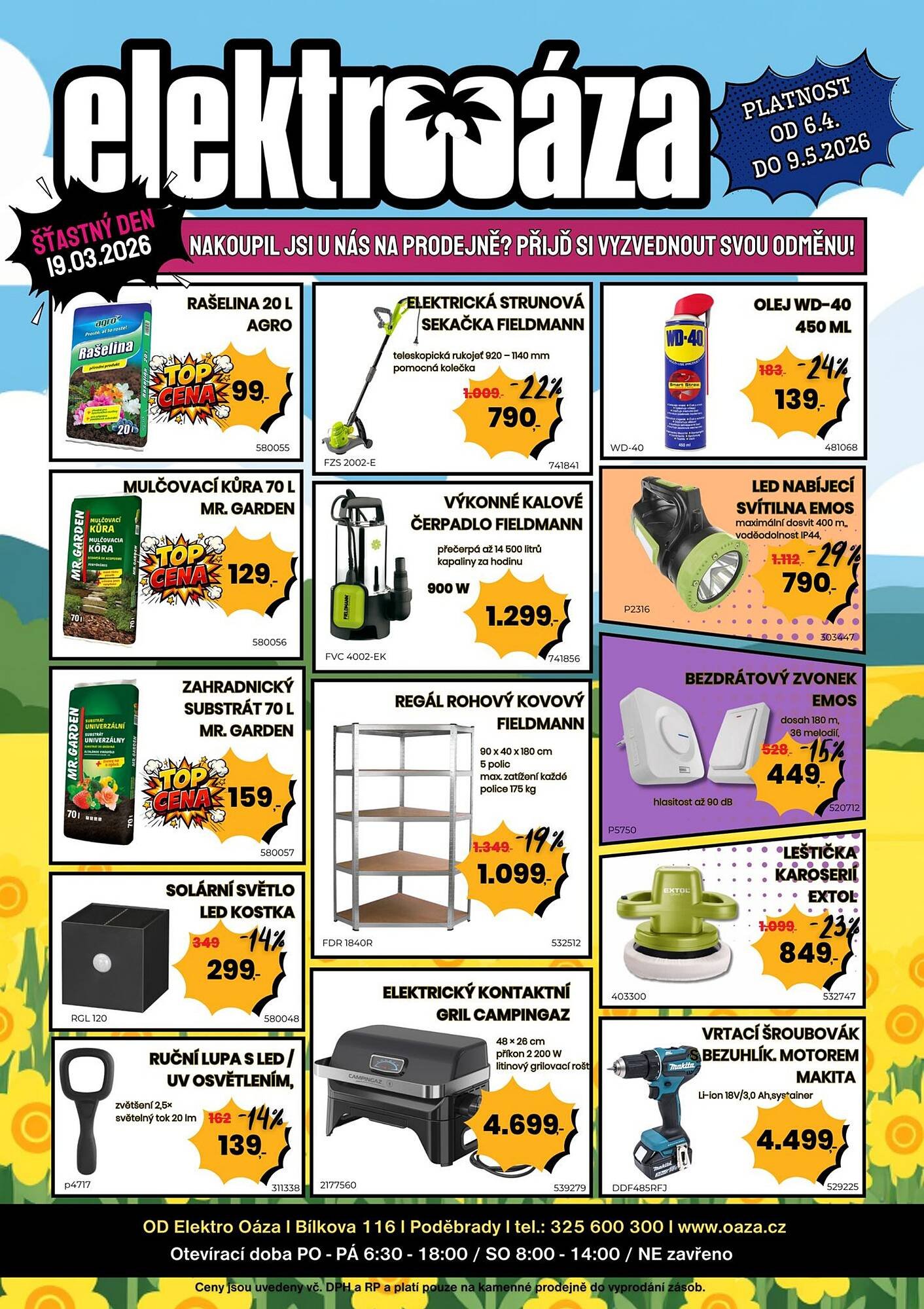 Elektro Oáza leták (2026-04-06 - 2026-05-09)
