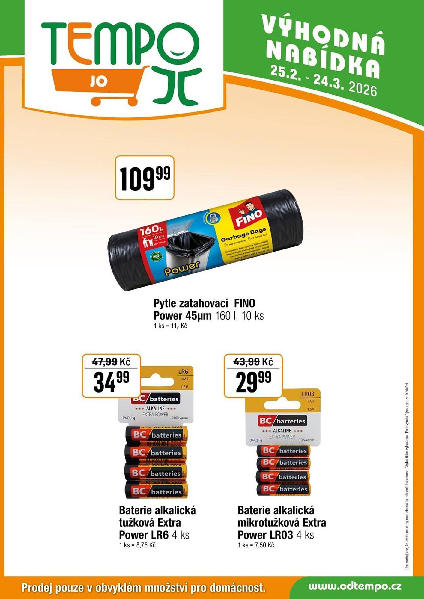 TEMPO leták (2026-02-25 - 2026-03-24)