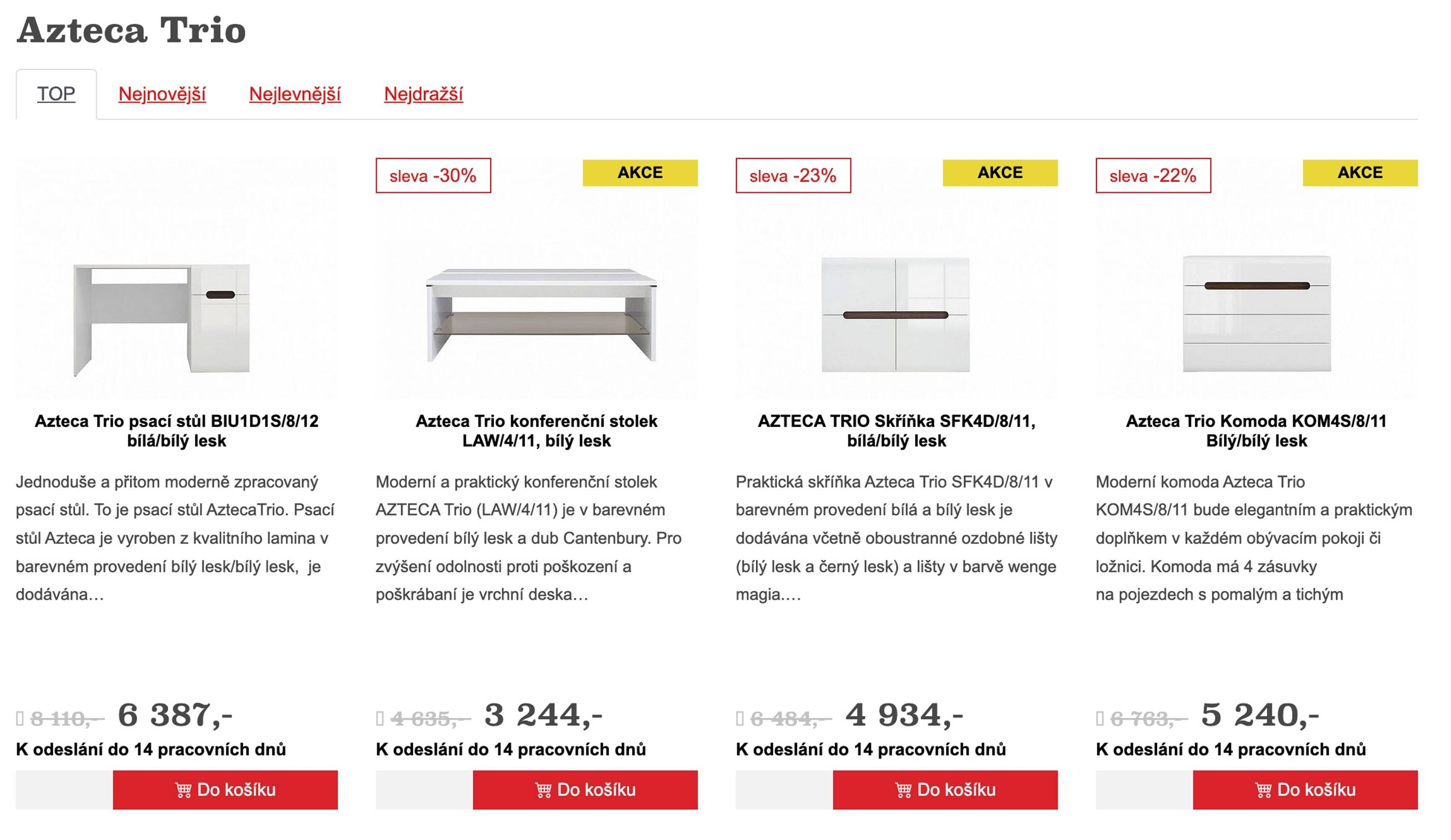 Black Red White leták (2026-04-16 - 2026-05-06)