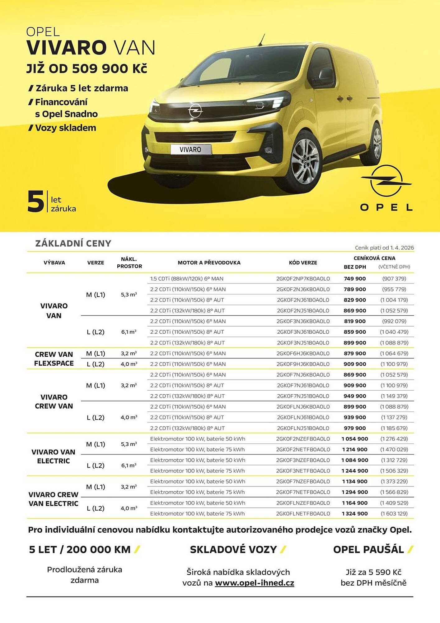 Opel leták (2026-04-03 - 2026-06-30)