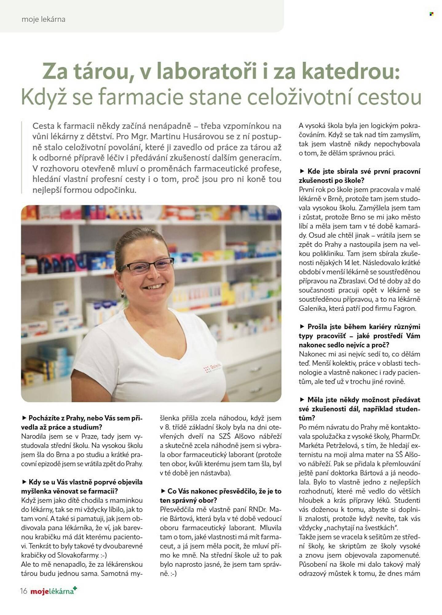 Mojelekarna.cz leták