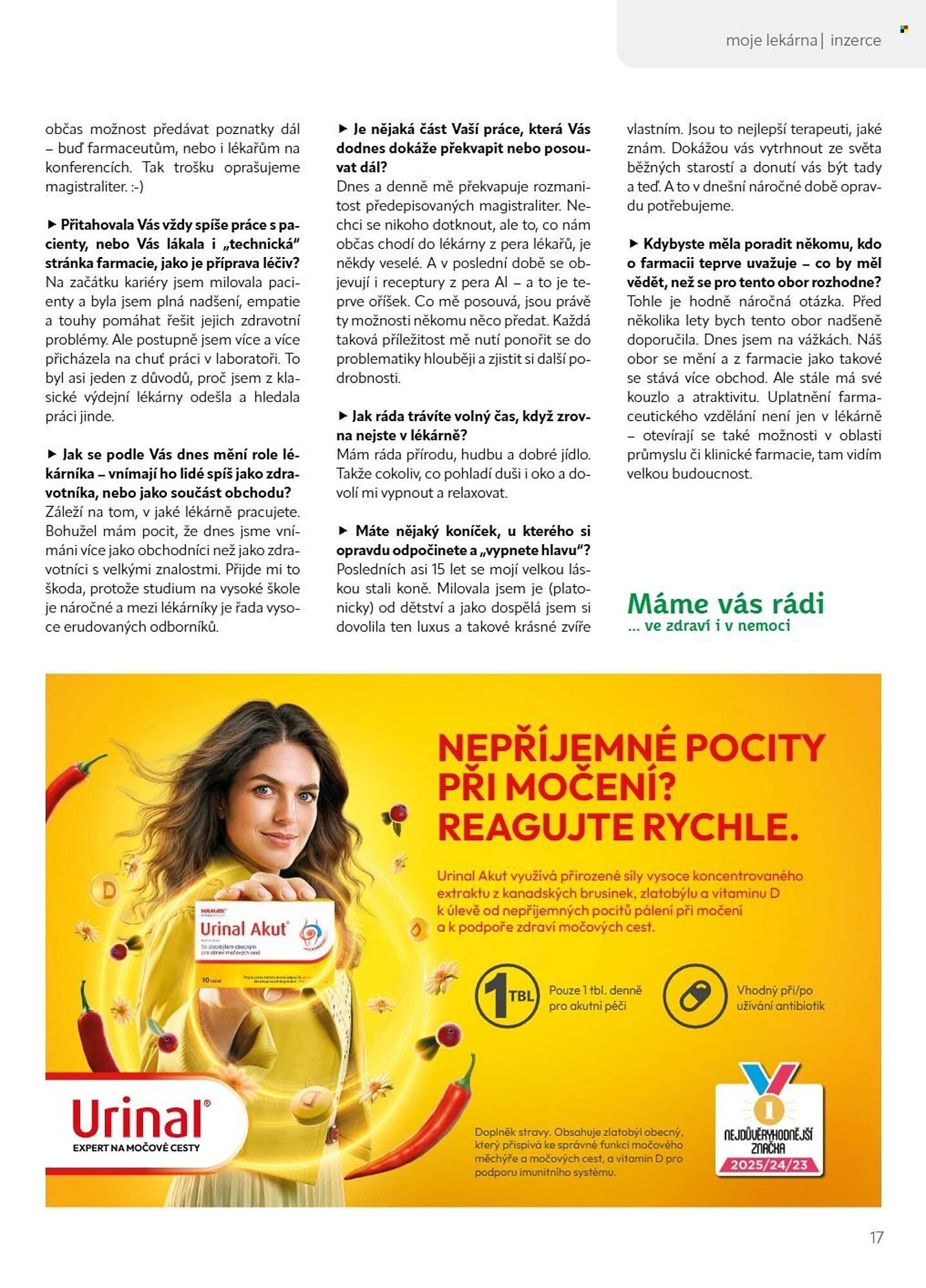 Mojelekarna.cz leták