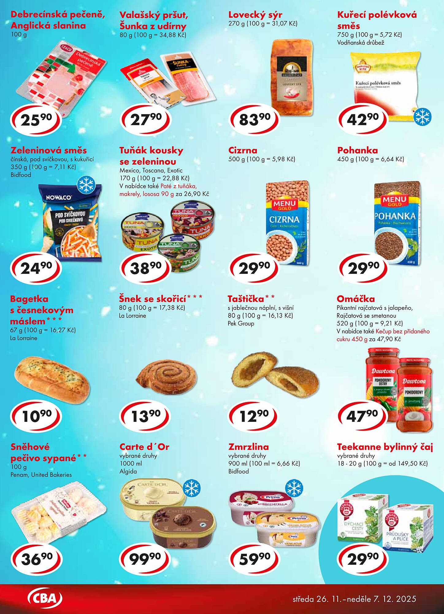 CBA leták (2025-11-26 - 2025-12-07)