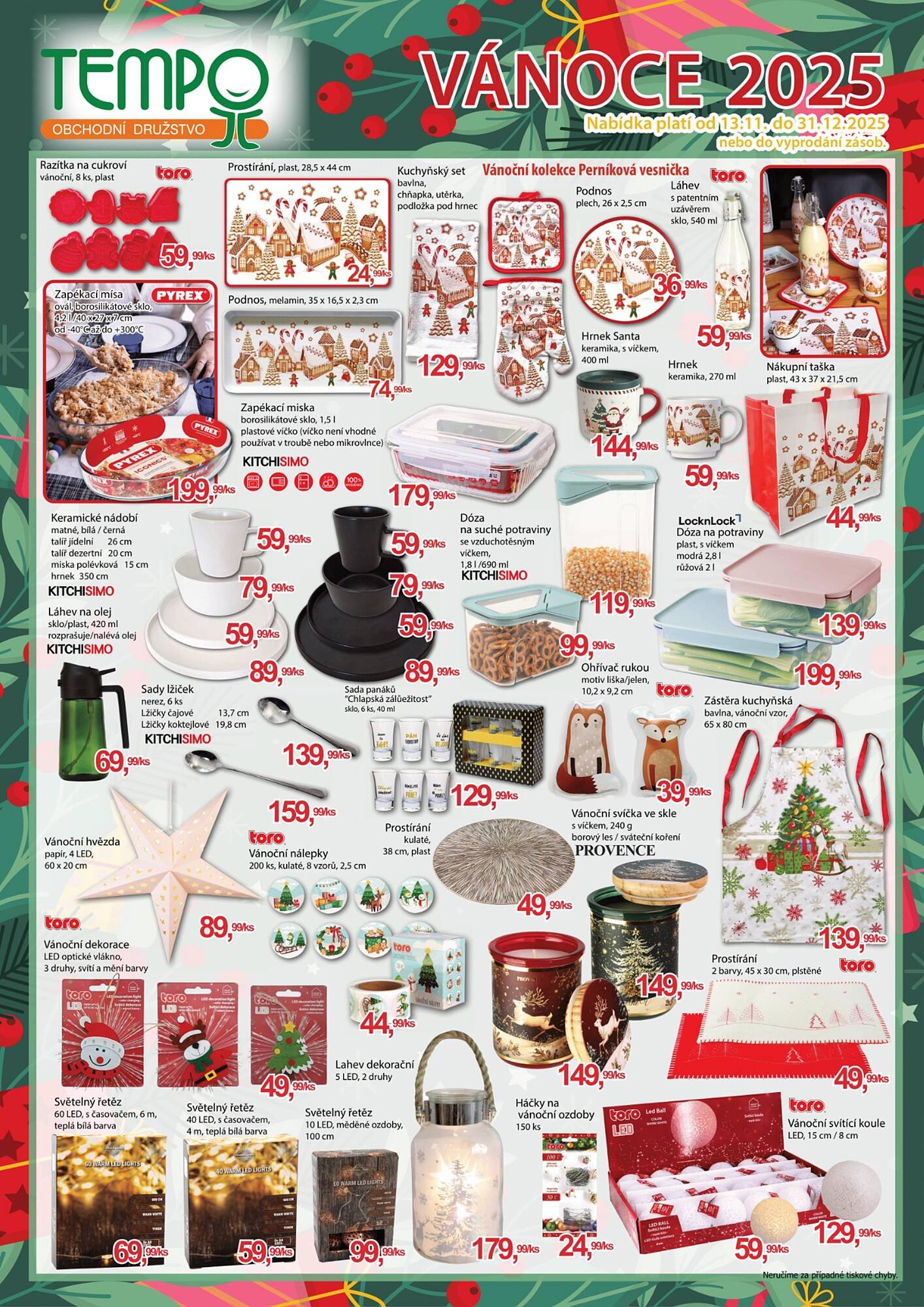 TEMPO leták (2025-11-13 - 2025-12-31)