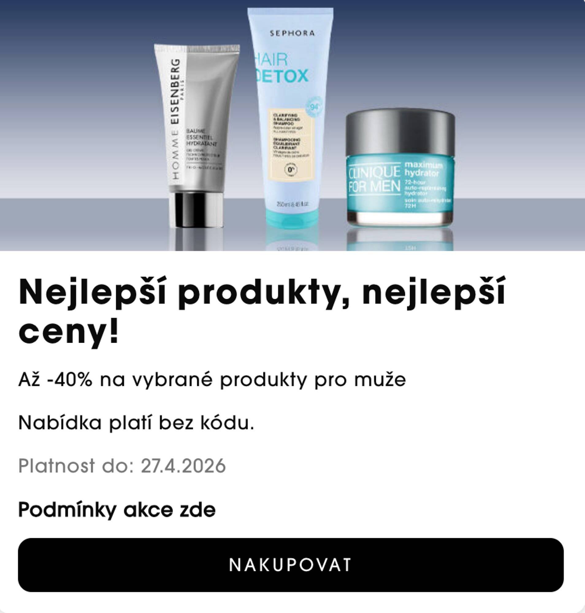 Sephora leták (2026-04-03 - 2026-04-27)