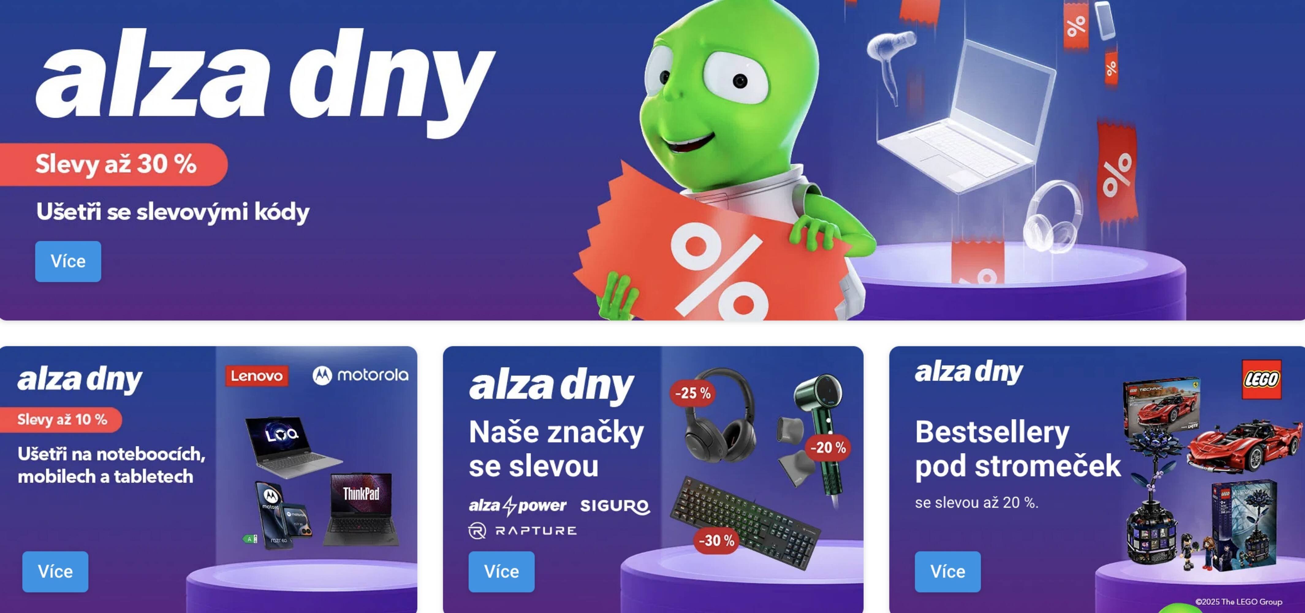 Alza.cz leták (2025-12-05 - 2025-12-08)