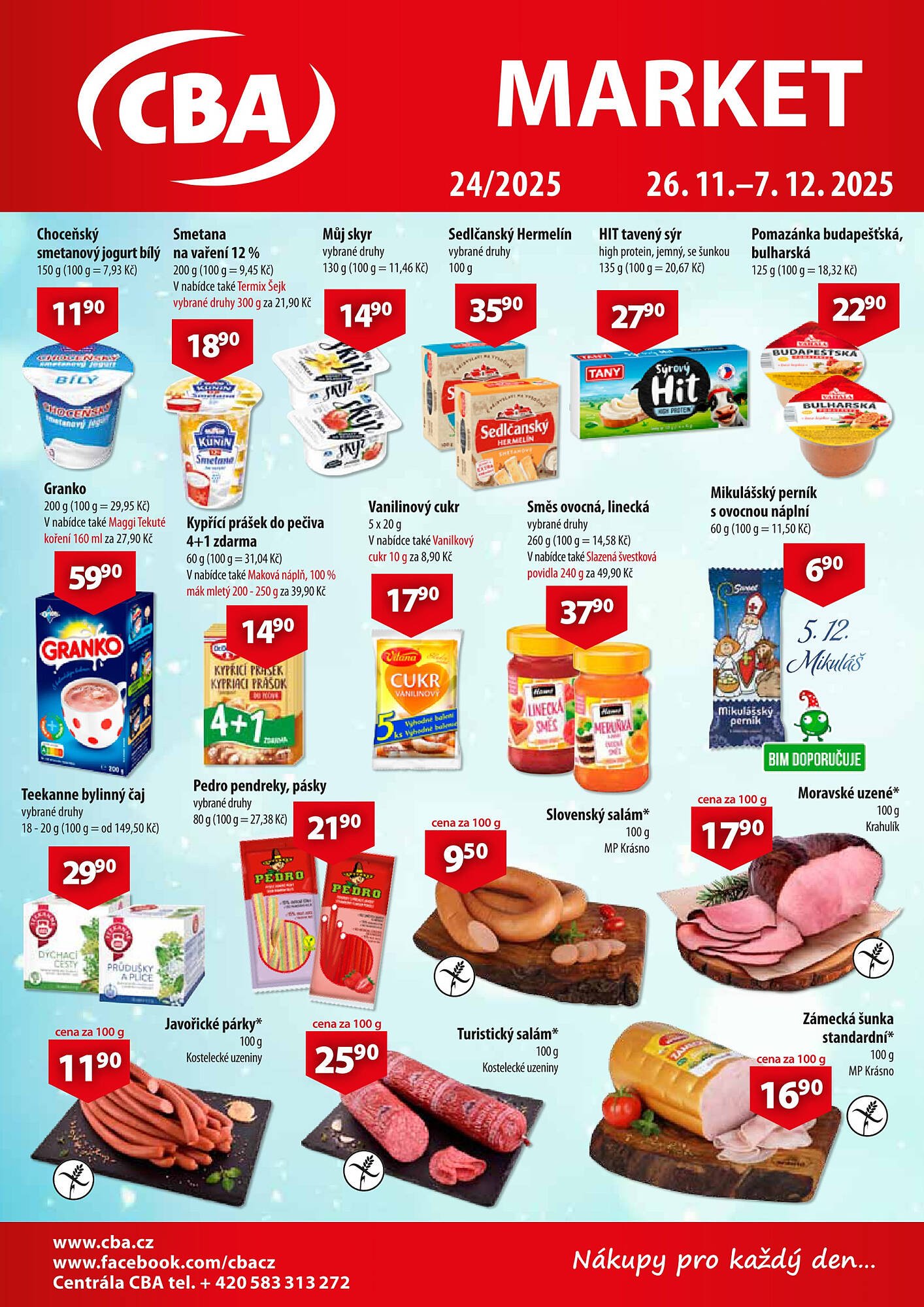 CBA leták (2025-11-26 - 2025-12-07)