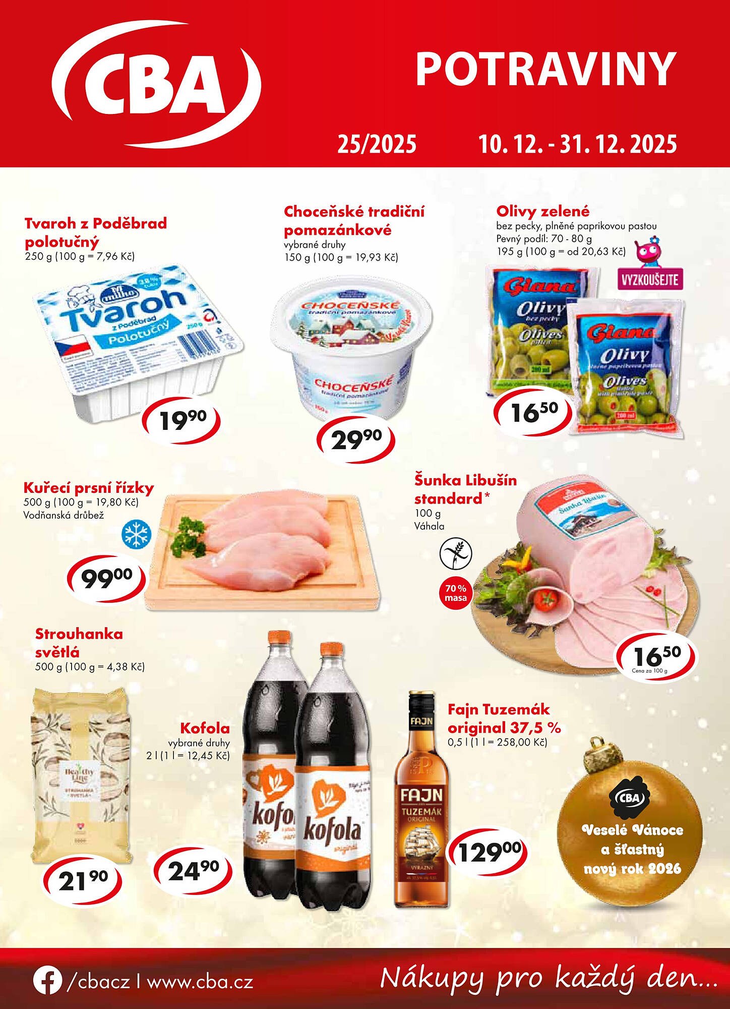 CBA leták (2025-12-10 - 2025-12-31)