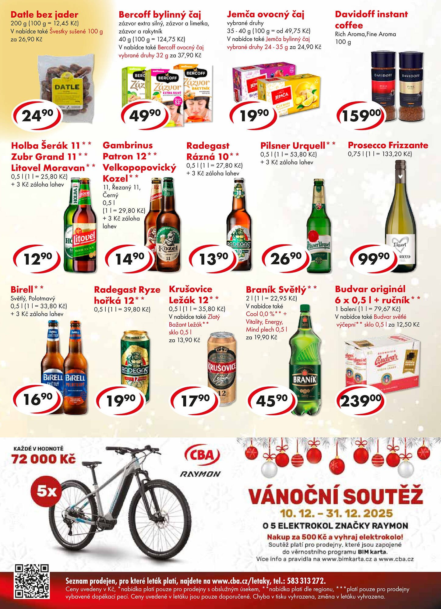 CBA leták (2025-12-10 - 2025-12-31)
