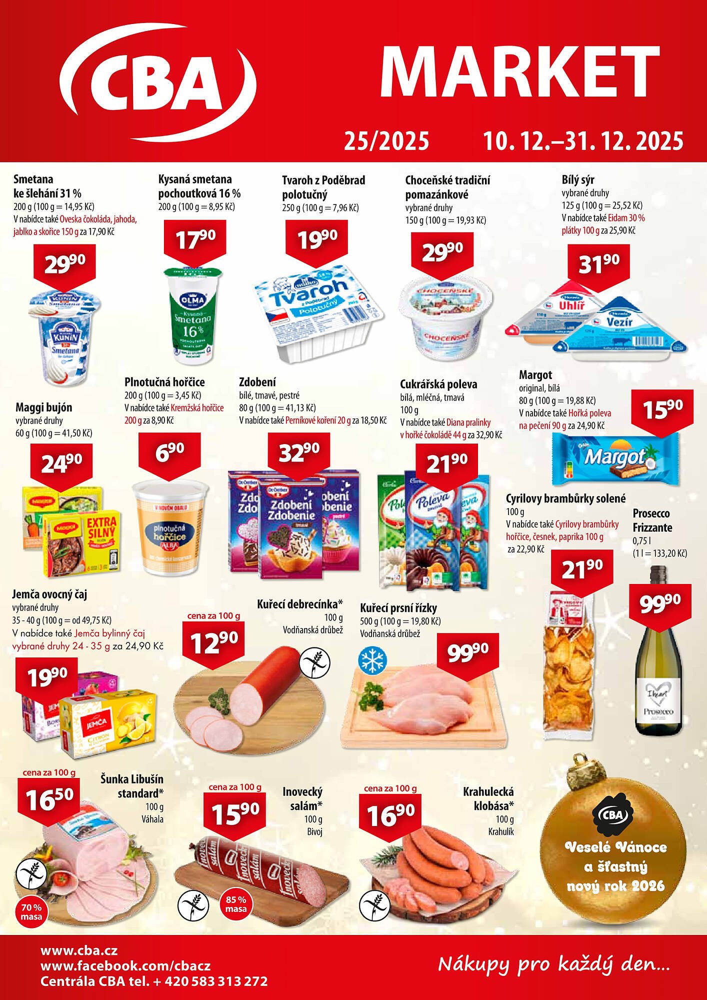 CBA leták (2025-12-10 - 2025-12-31)