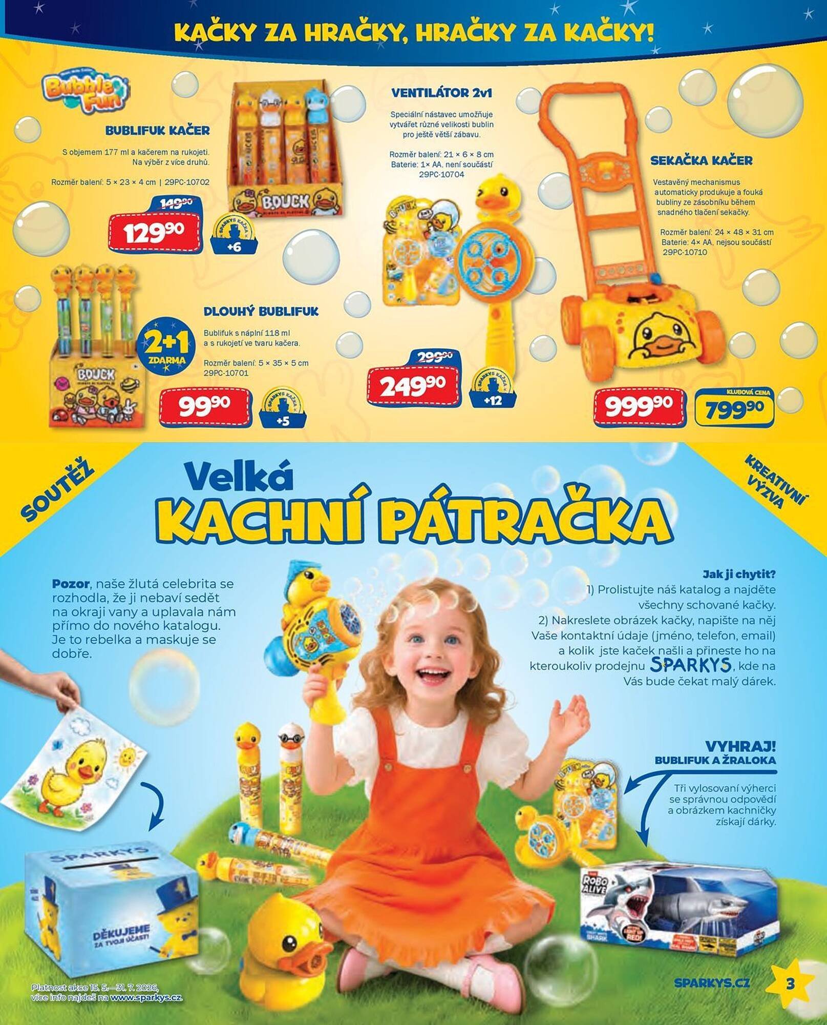 Sparkys leták