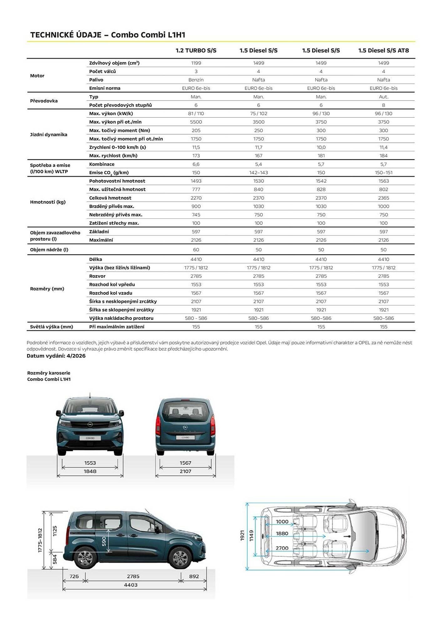 Opel leták (2026-04-03 - 2026-06-30)