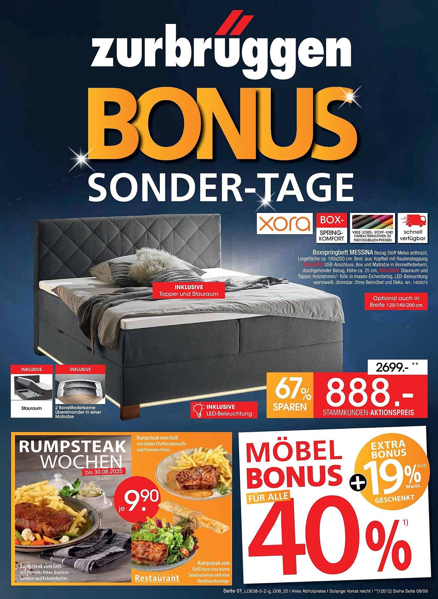 Zurbrüggen Prospekt (2025-08-02 - 2025-08-23) | 1