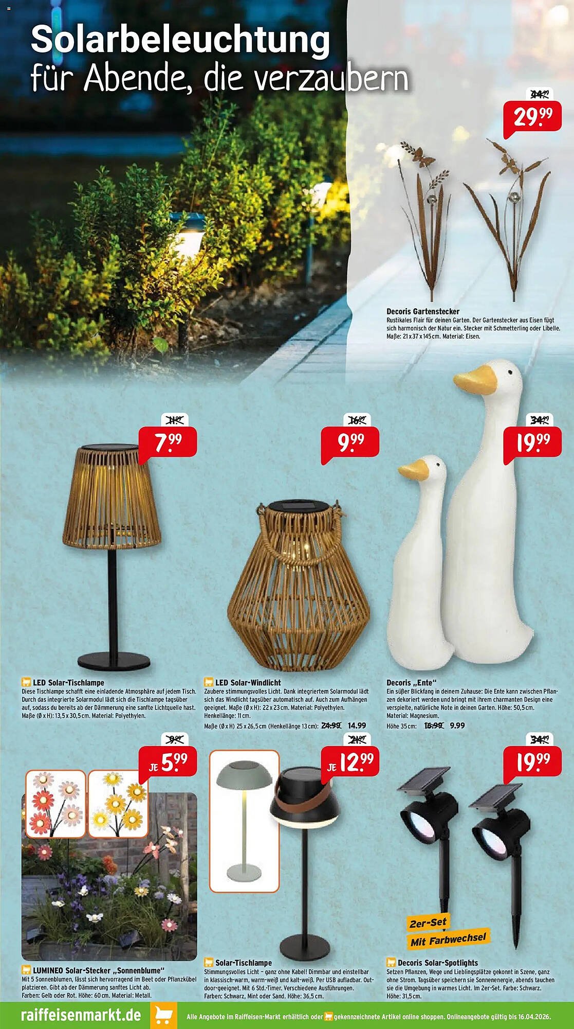 Raiffeisen Markt Prospekt (2026-04-01 - 2026-04-30)