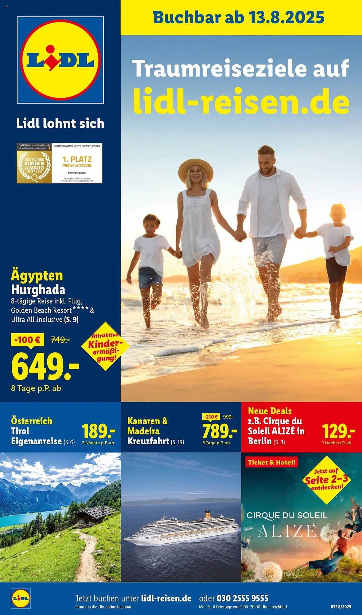 Lidl Reisen Prospekt (2025-08-13 - 2025-09-13) | 1