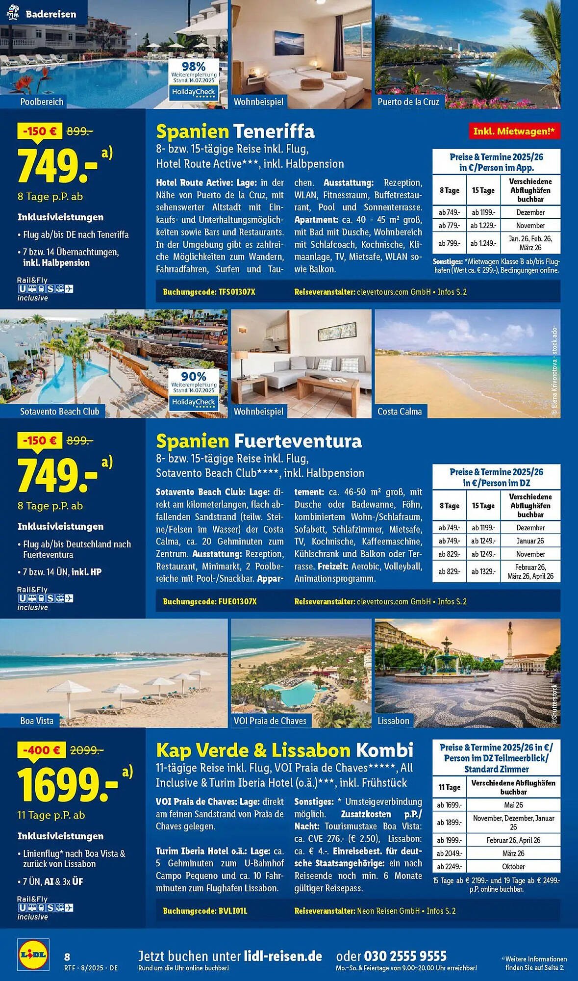 Lidl Reisen Prospekt (2025-08-13 - 2025-09-13) | 8
