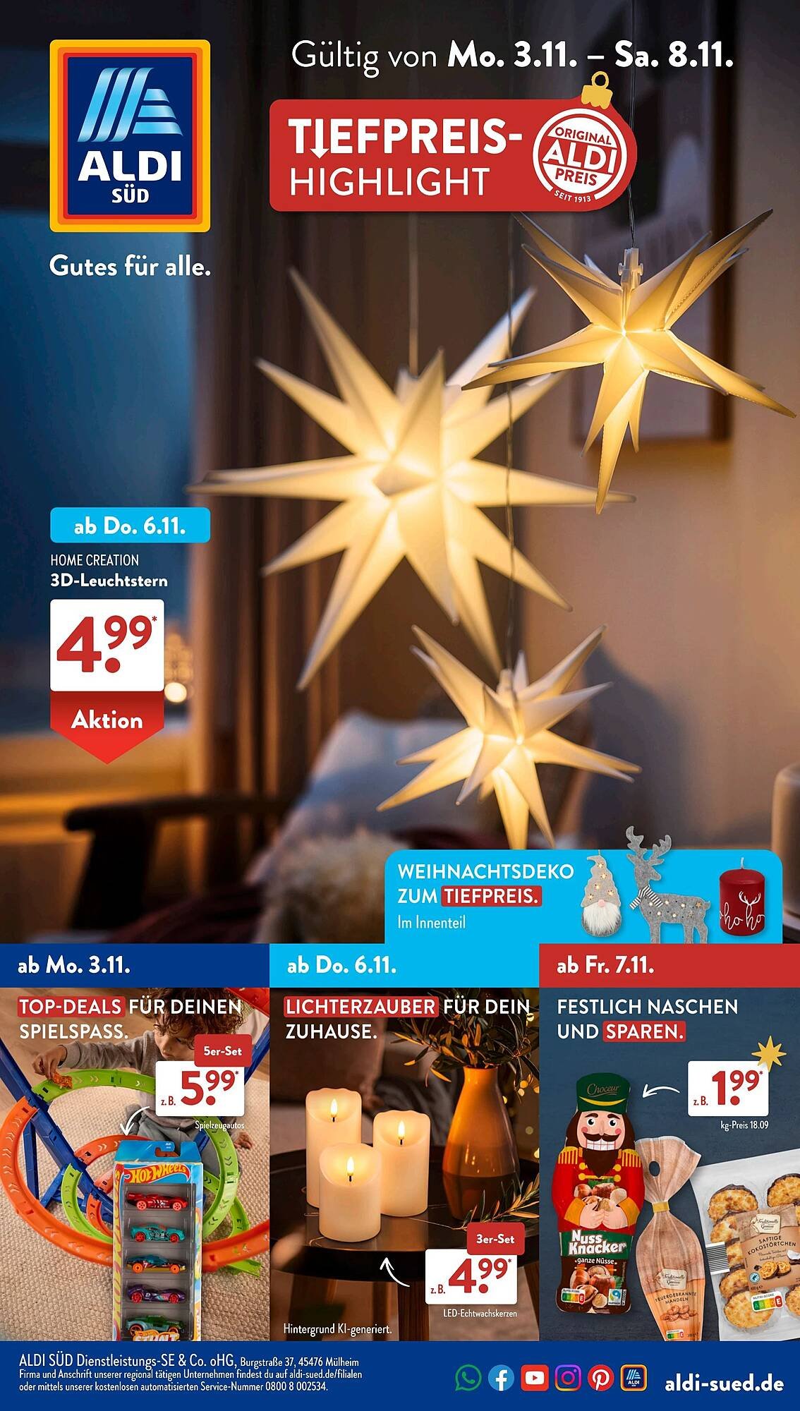 Aldi Süd Prospekt (2025-11-03 - 2025-11-09) | 1