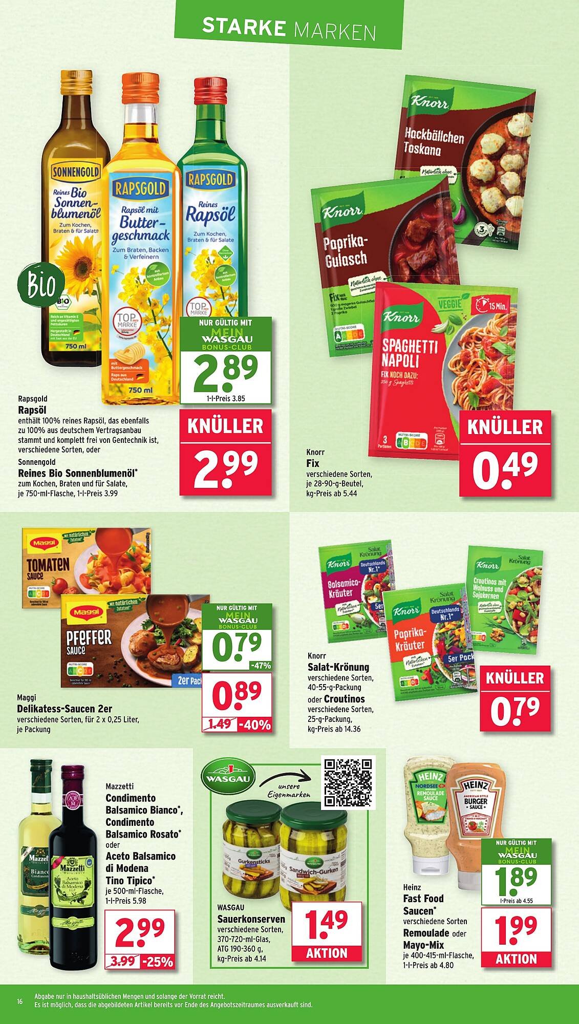 Wasgau Prospekt (2025-09-15 - 2025-09-20) | 16