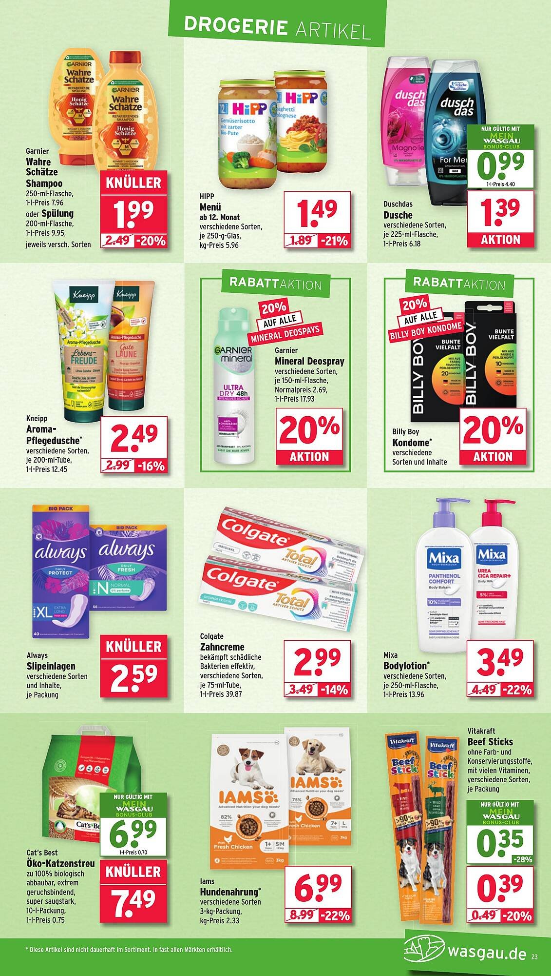 Wasgau Prospekt (2025-09-15 - 2025-09-20) | 23
