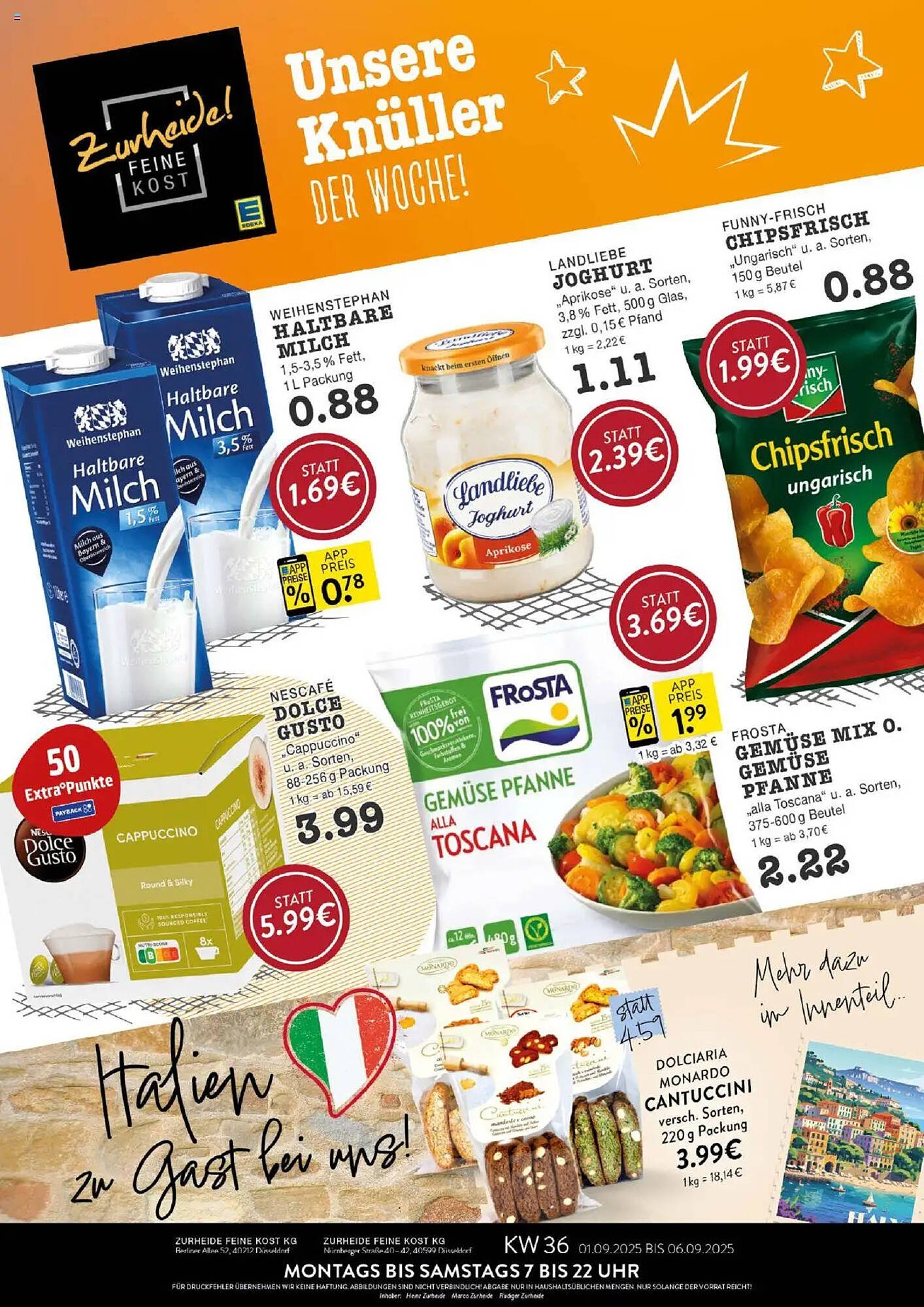 Edeka Zurheide Prospekt (2025-09-01 - 2025-09-06) | 1