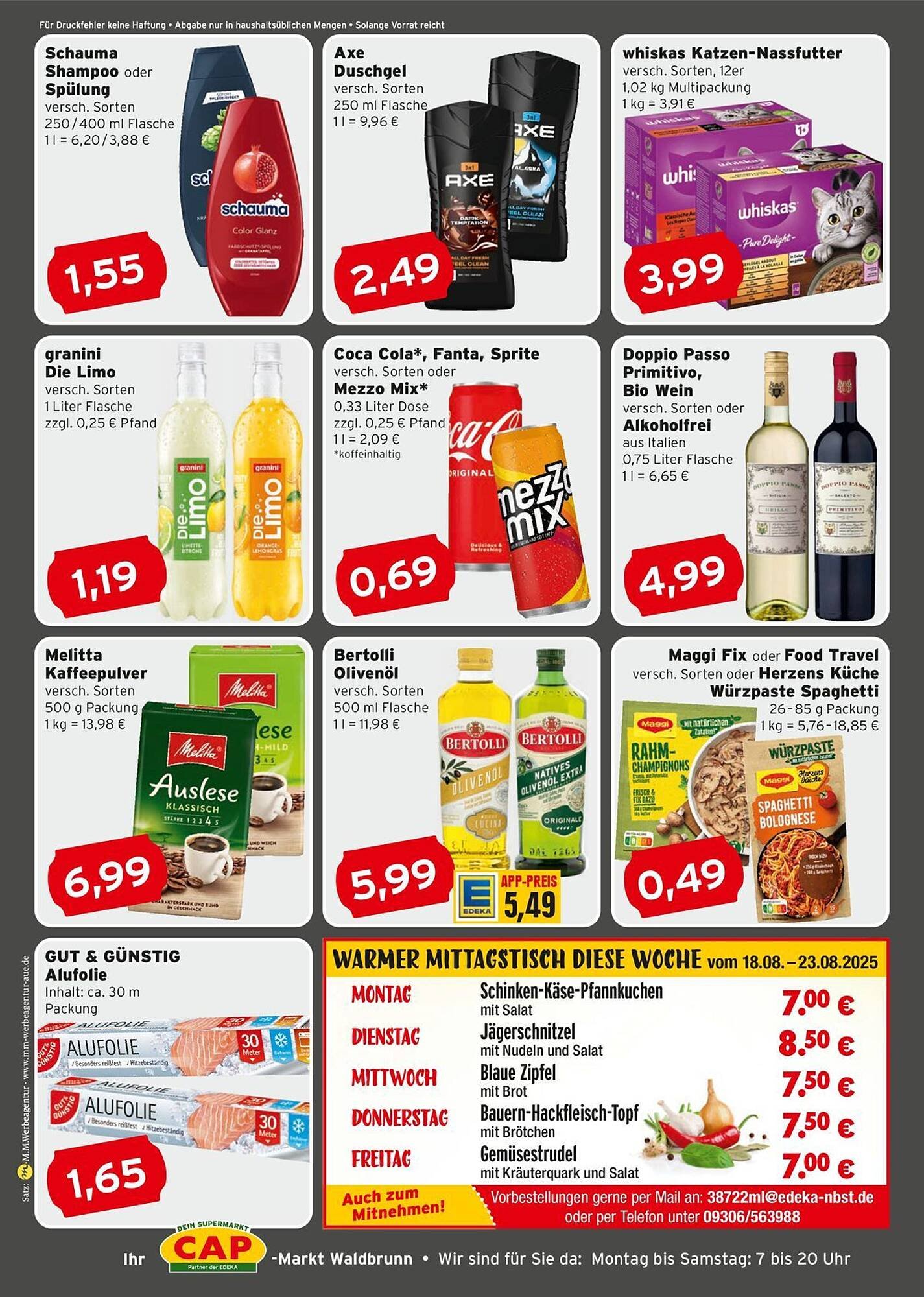 CAP Markt Prospekt (2025-08-18 - 2025-08-23) | 2