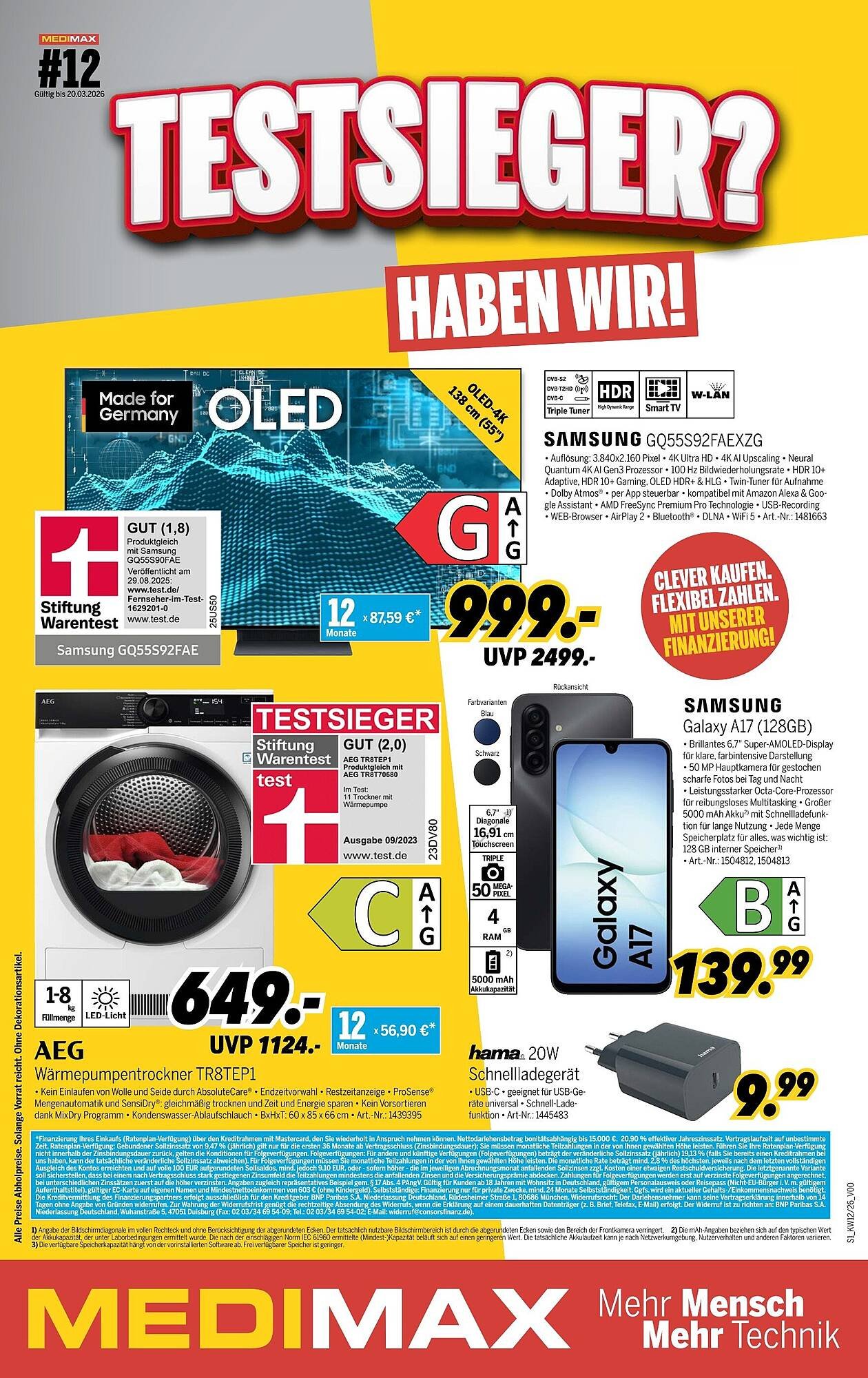 MEDIMAX Prospekt (2026-03-14 - 2026-03-20)