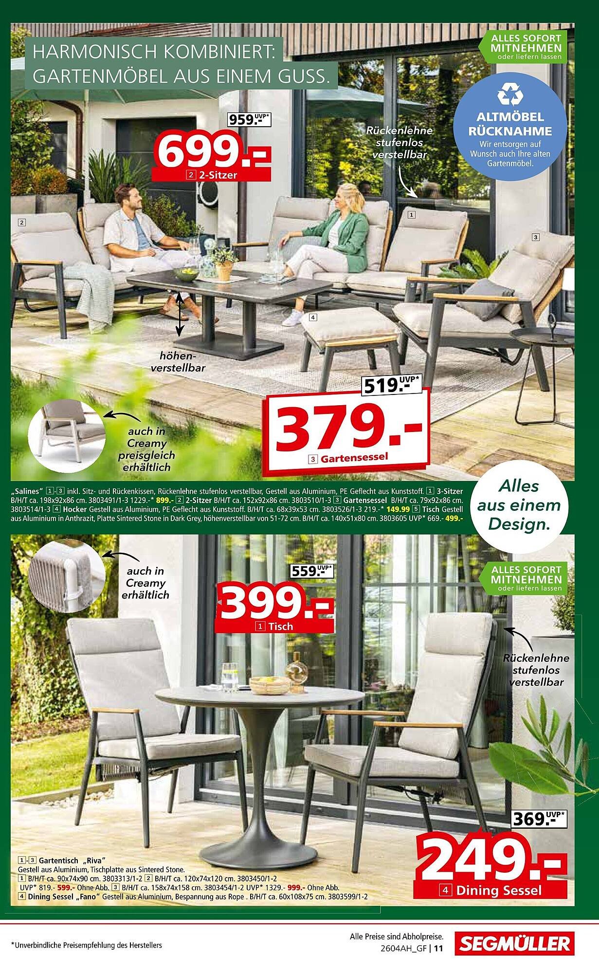 Segmüller Prospekt (2026-04-11 - 2026-05-02)