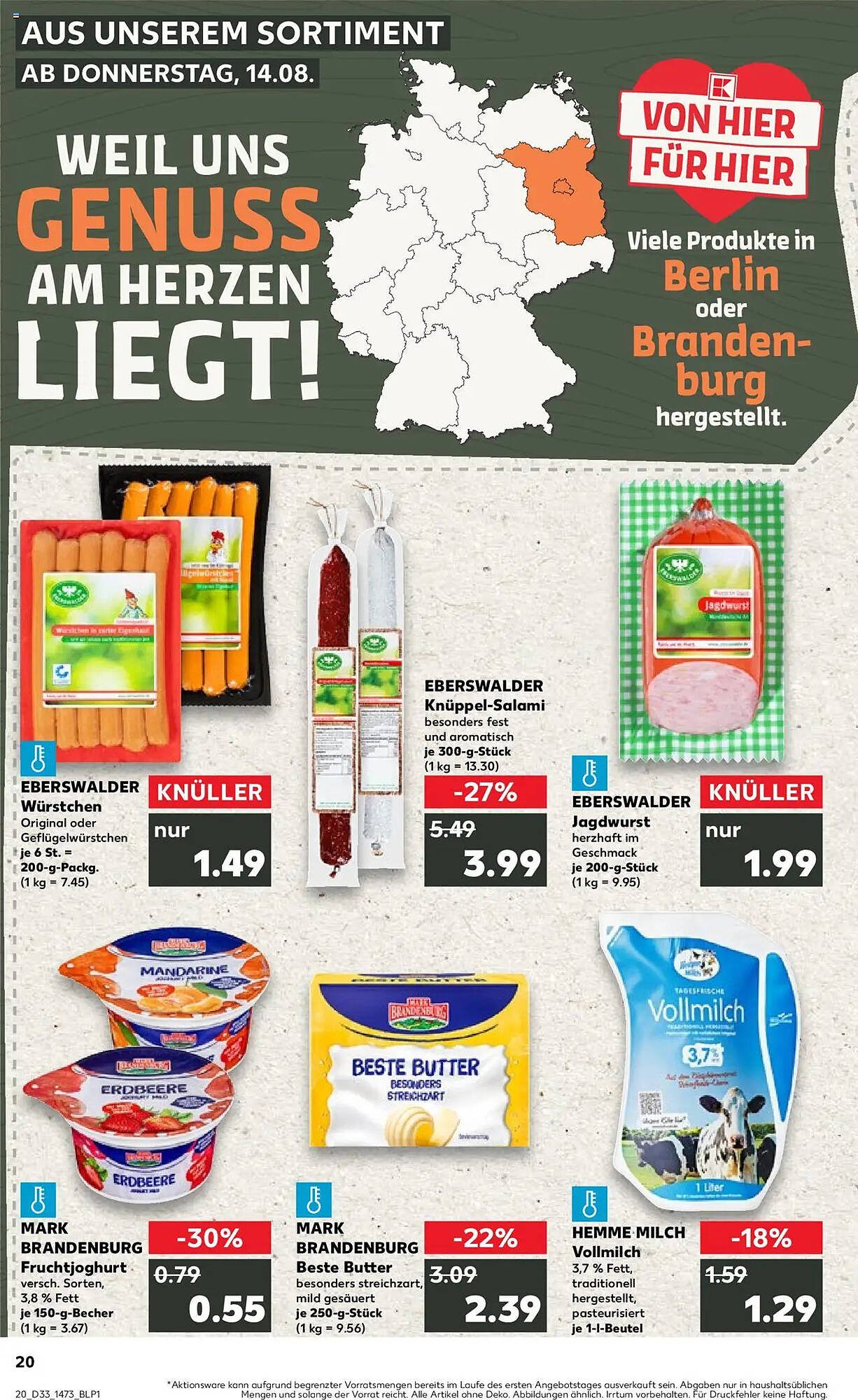 Kaufland Prospekt (2025-08-14 - 2025-08-20) | 20
