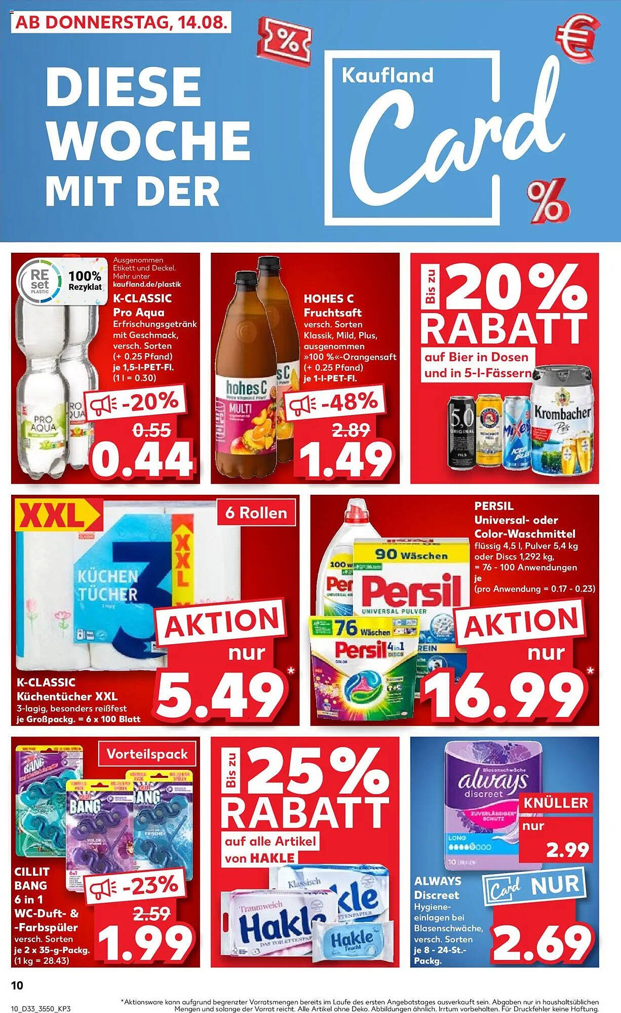 Kaufland Prospekt (2025-08-14 - 2025-08-20) | 10