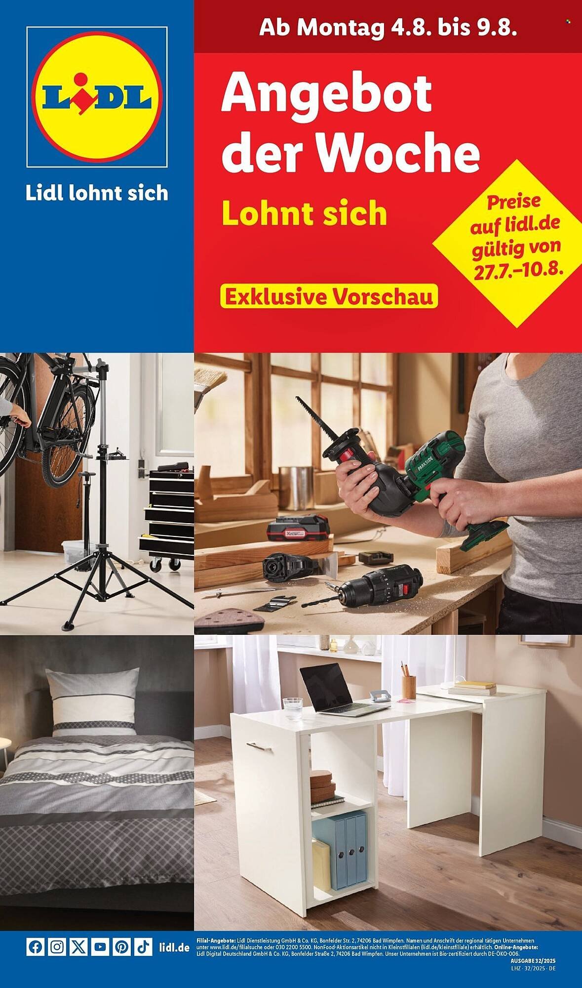 Lidl Prospekt (2025-08-04 - 2025-08-09) | 1