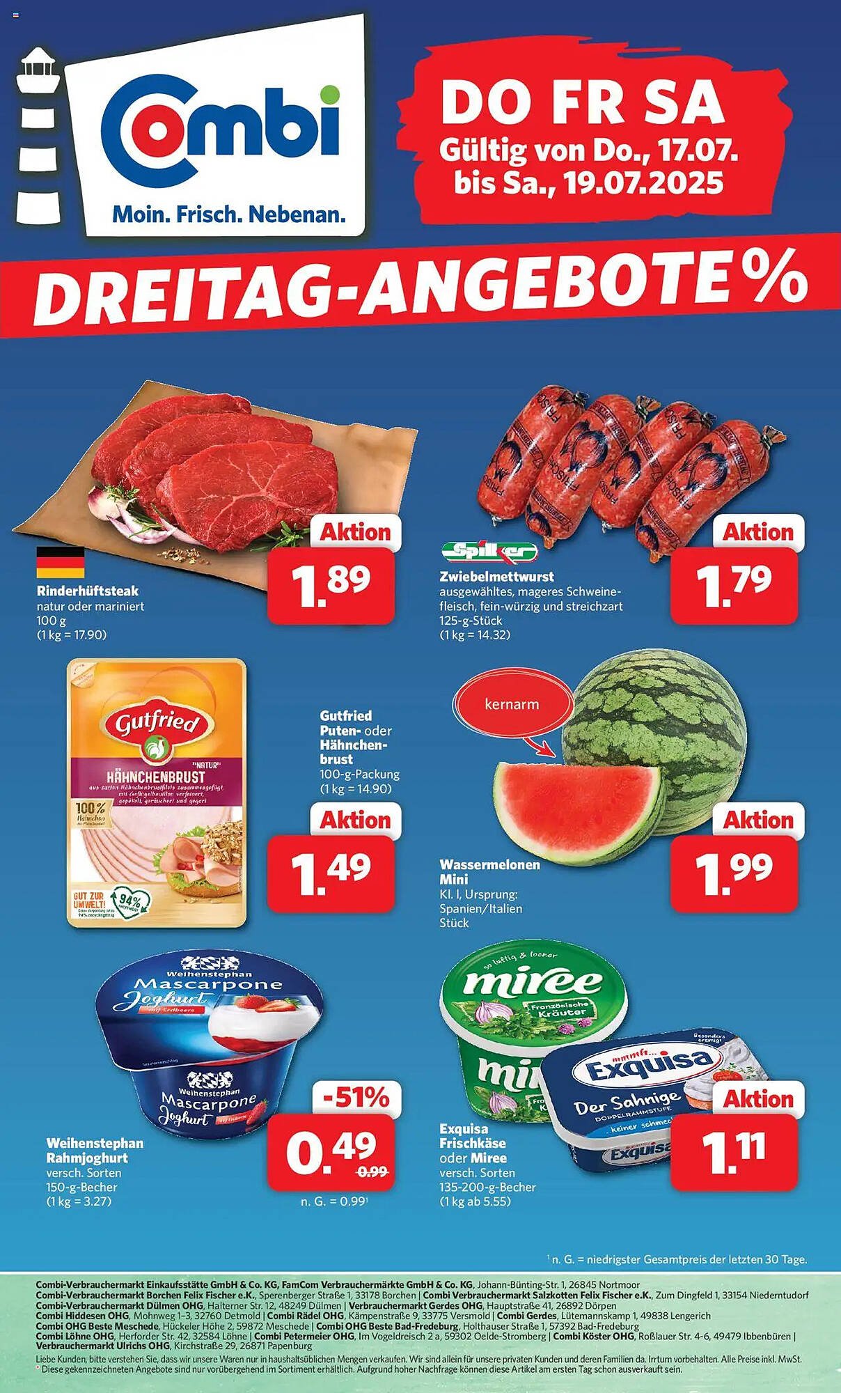 Combi Prospekt (2025-07-17 - 2025-07-19) | 1