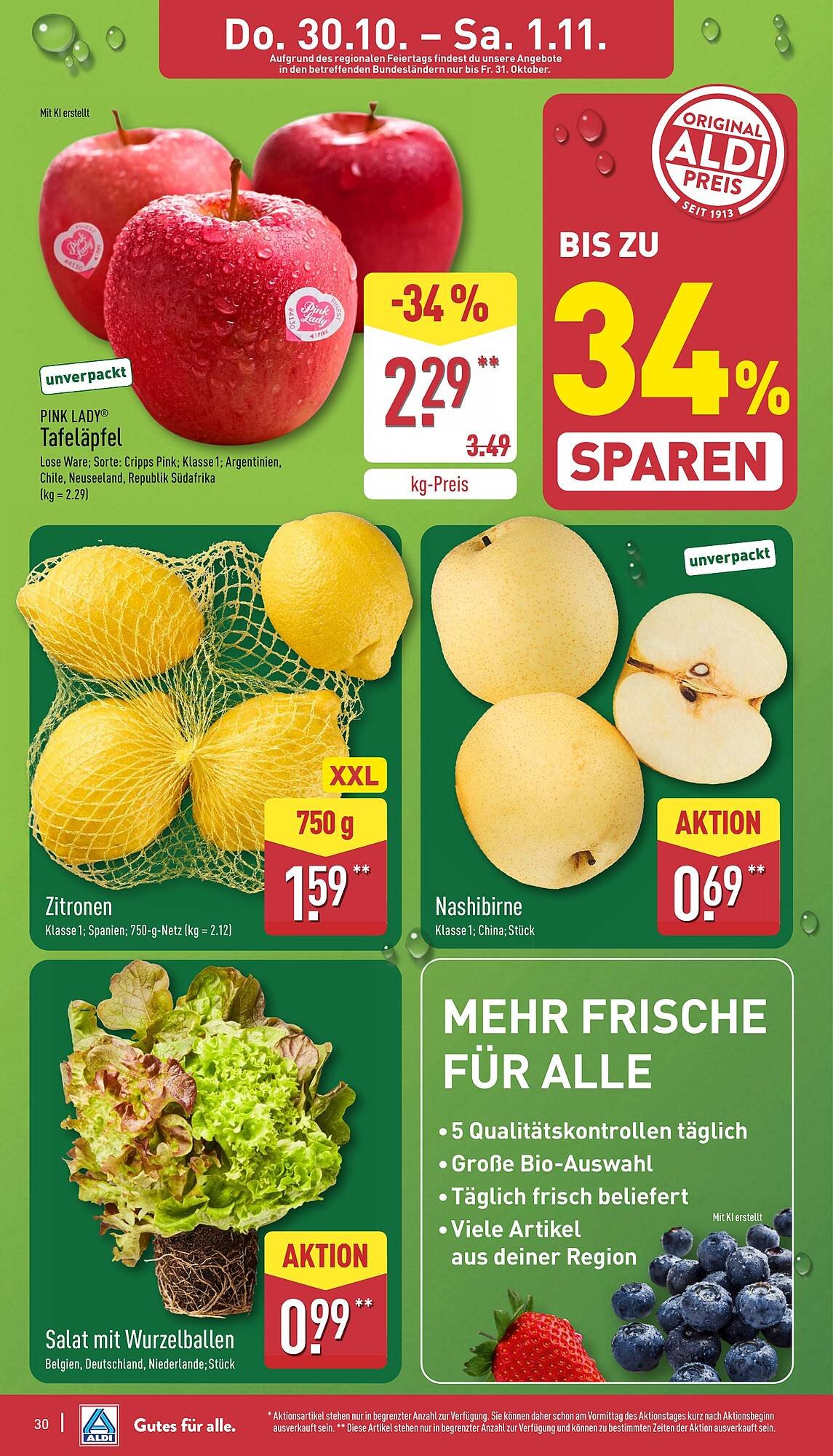 Aldi Nord Prospekt (2025-10-27 - 2025-11-02) | 30