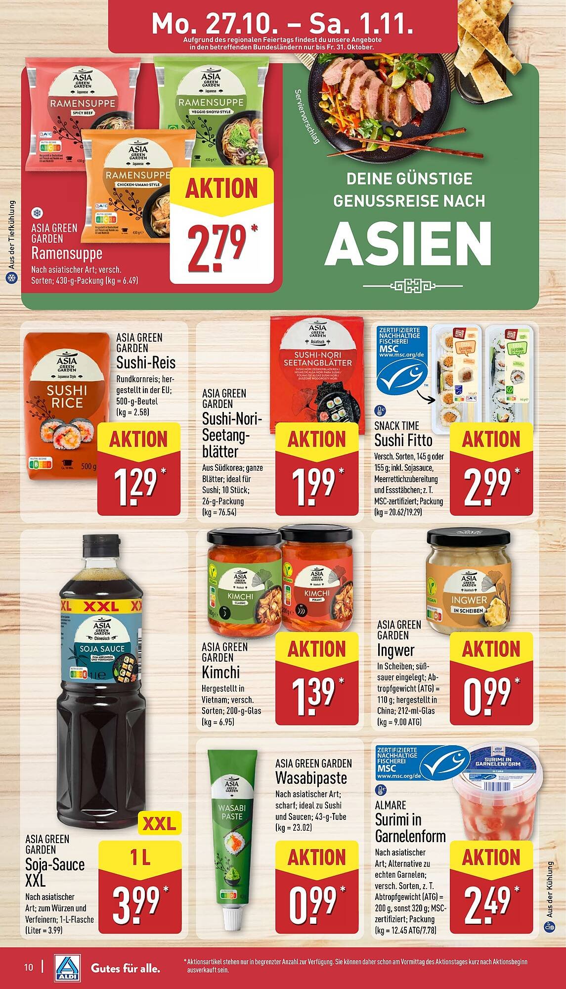 Aldi Nord Prospekt (2025-10-27 - 2025-11-02) | 10