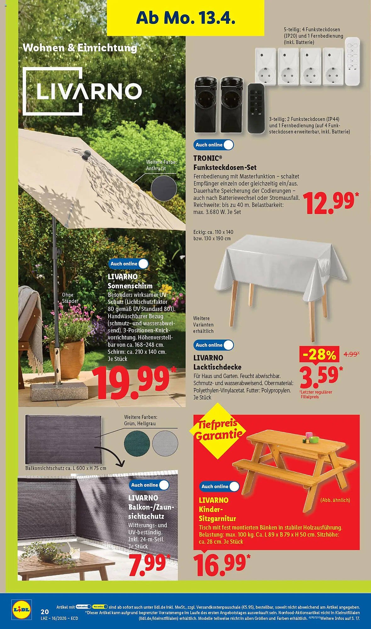 Lidl Prospekt (2026-04-13 - 2026-04-18)