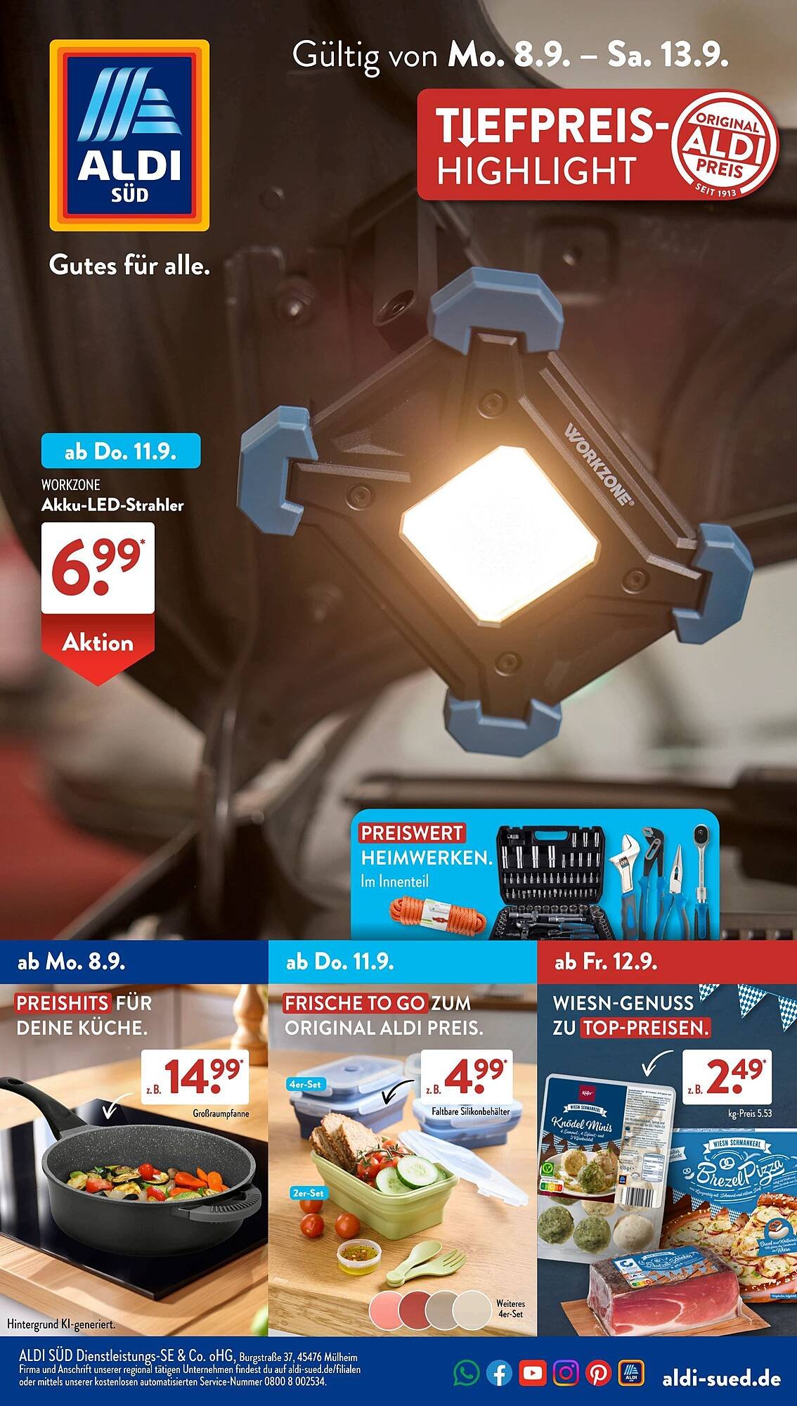 Aldi Süd Prospekt (2025-09-08 - 2025-09-14) | 1