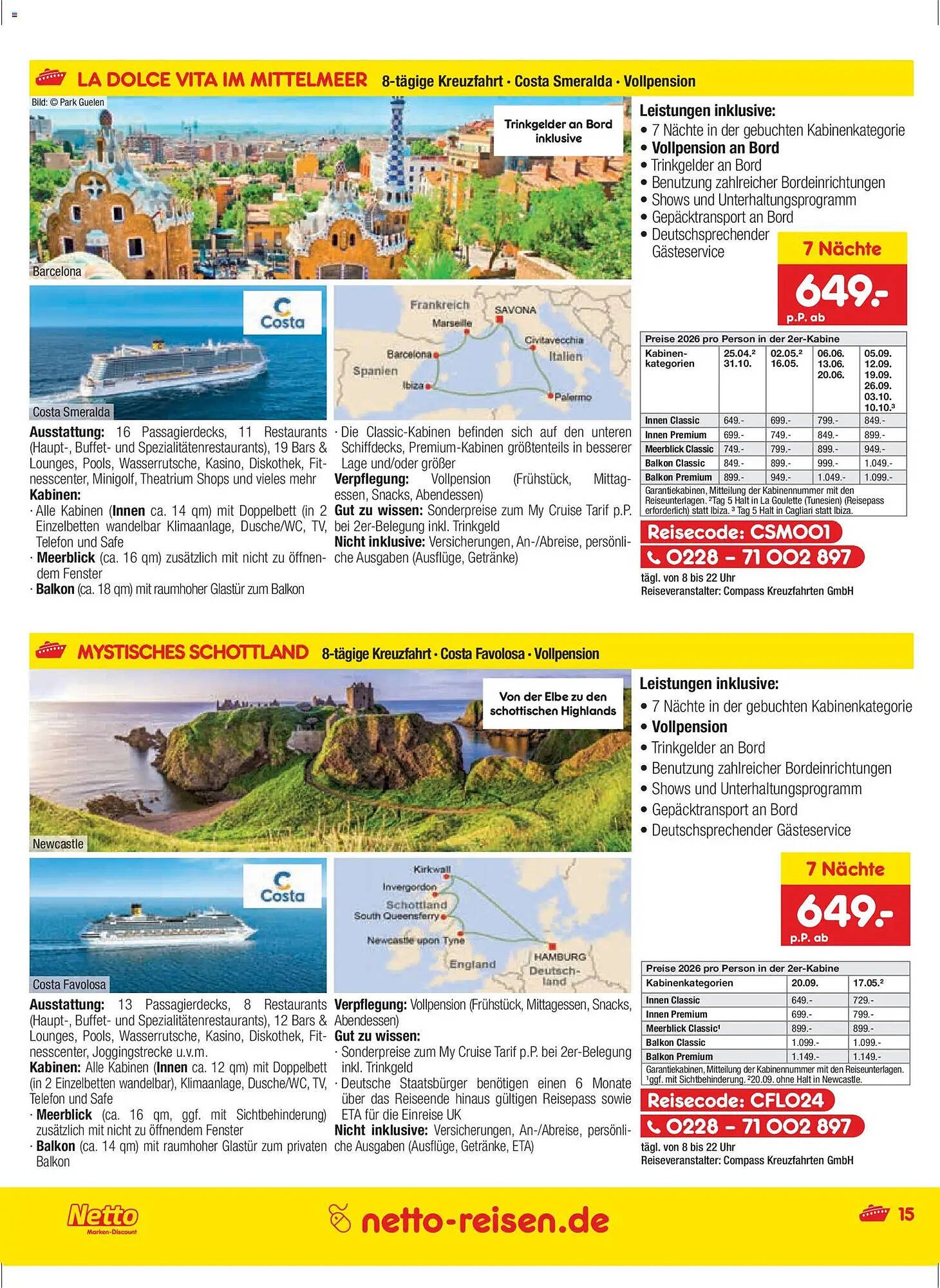 Netto Reisen Prospekt (2025-11-27 - 2025-12-28)