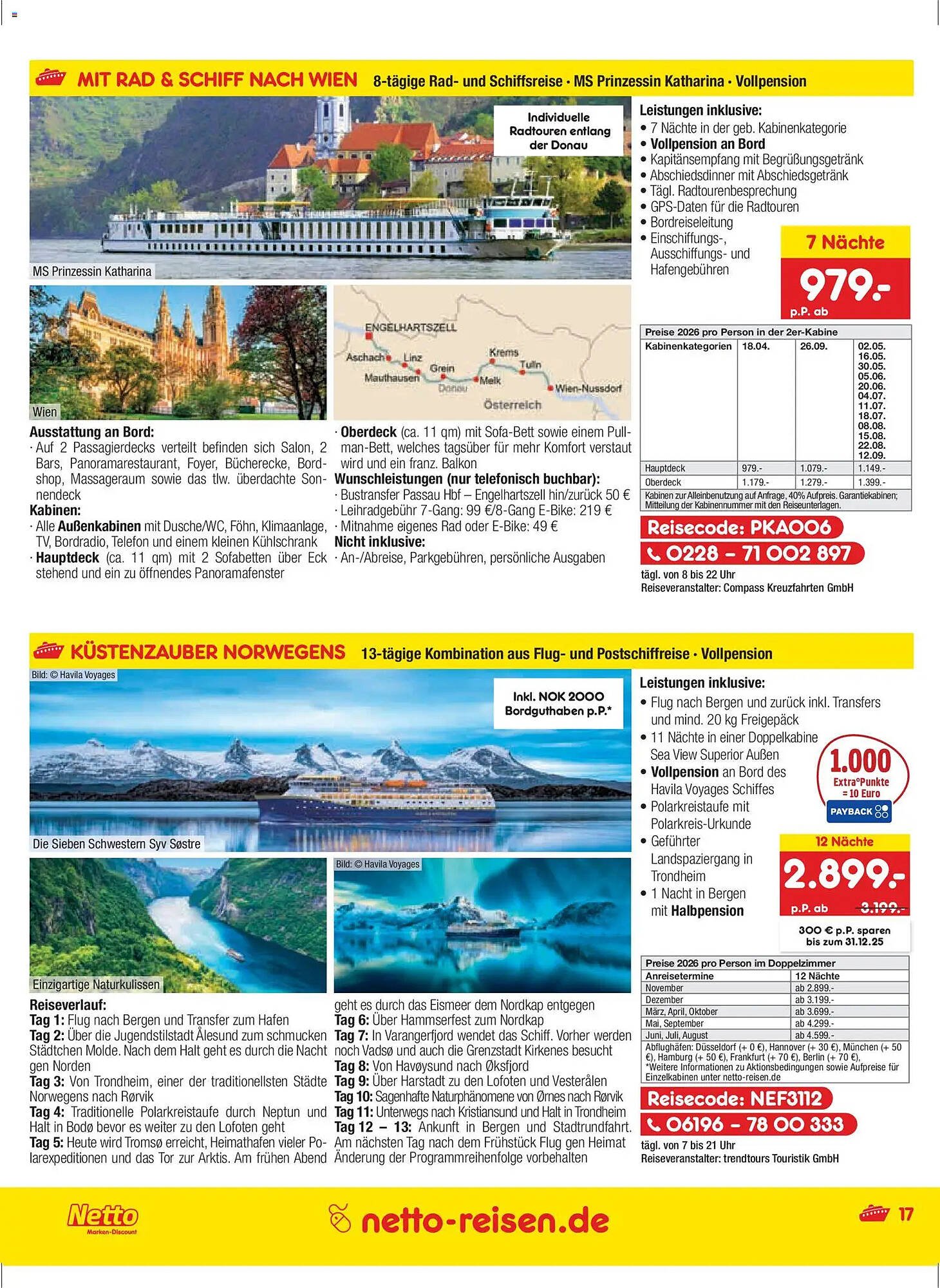 Netto Reisen Prospekt (2025-11-27 - 2025-12-28)