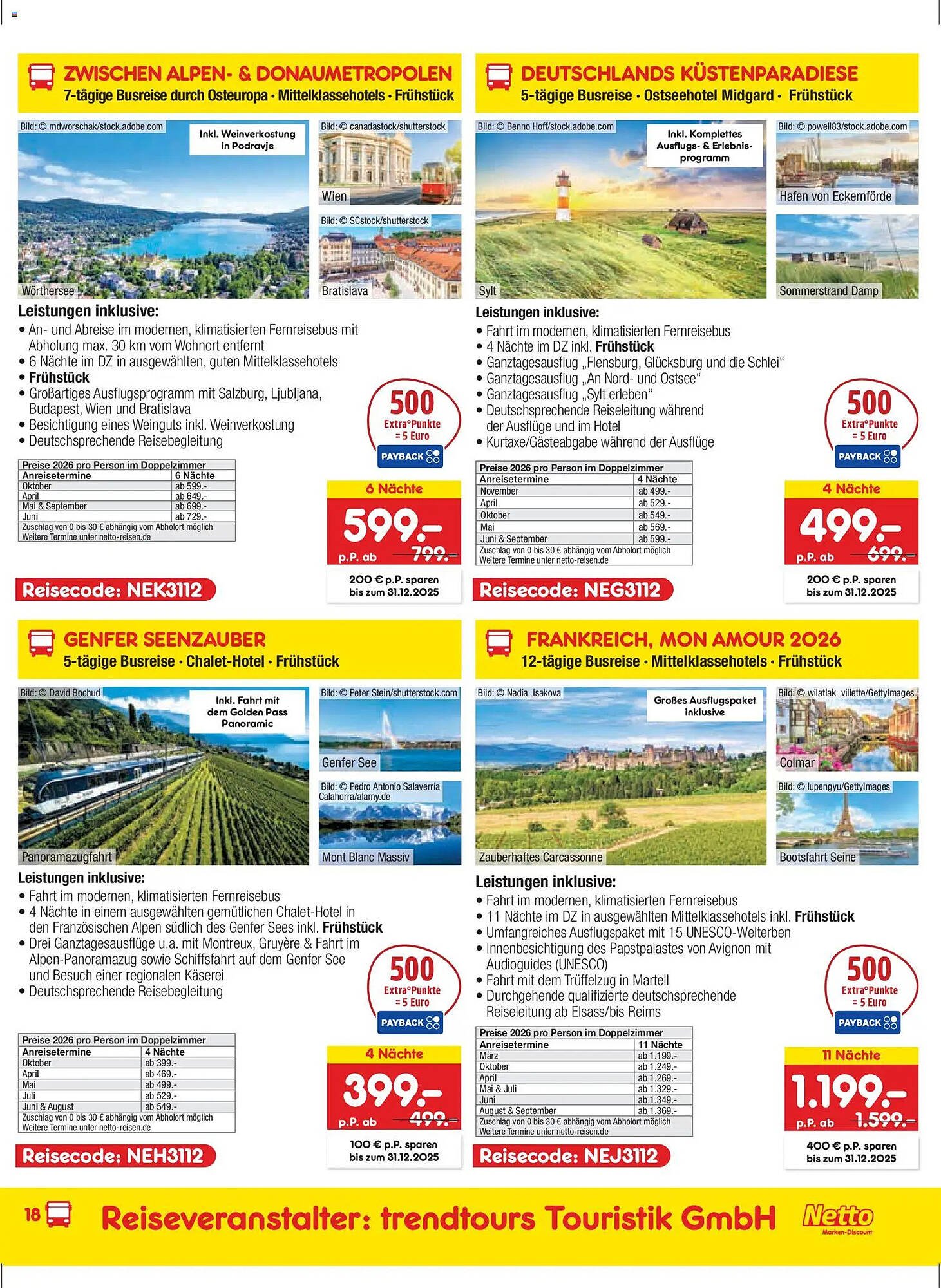 Netto Reisen Prospekt (2025-11-27 - 2025-12-28)