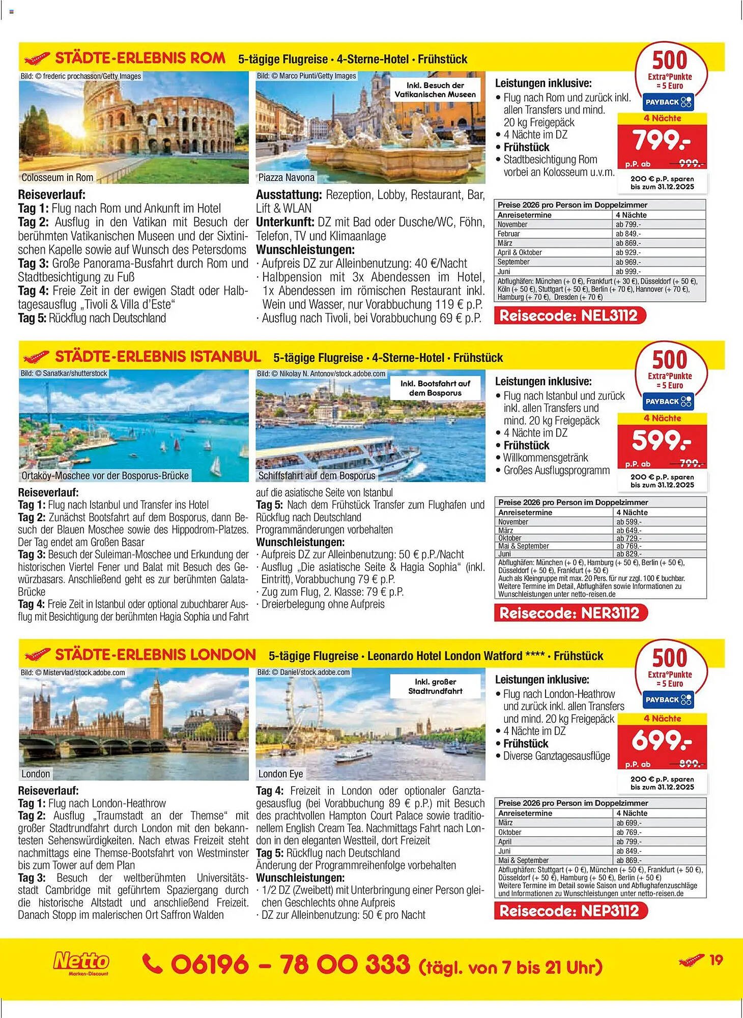 Netto Reisen Prospekt (2025-11-27 - 2025-12-28)