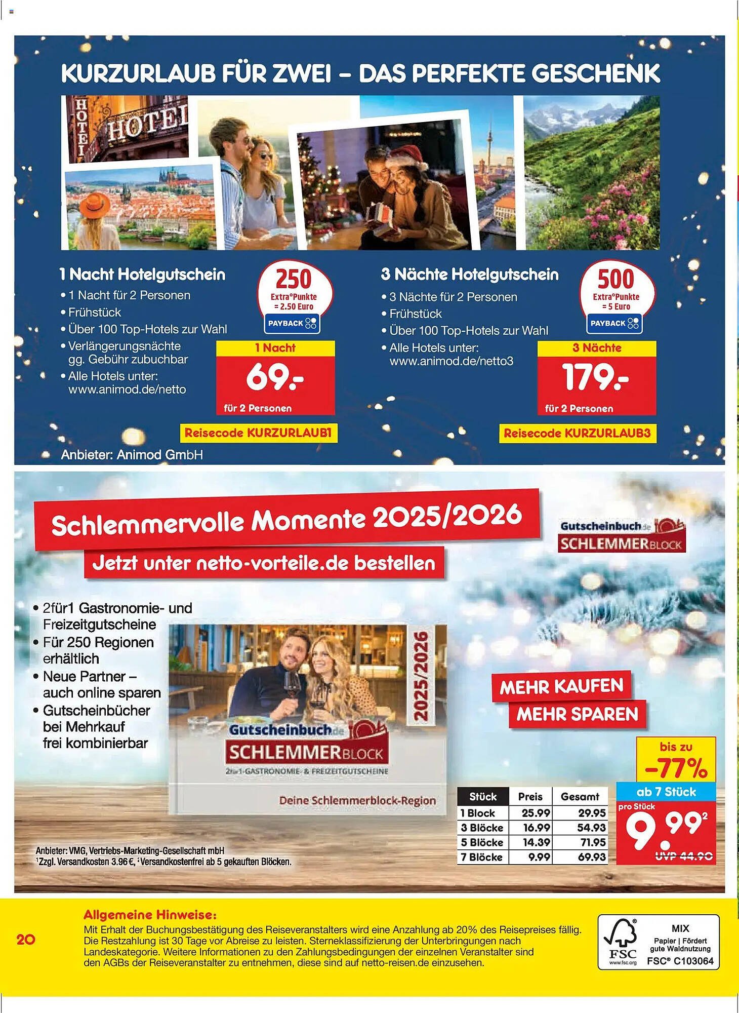 Netto Reisen Prospekt (2025-11-27 - 2025-12-28)