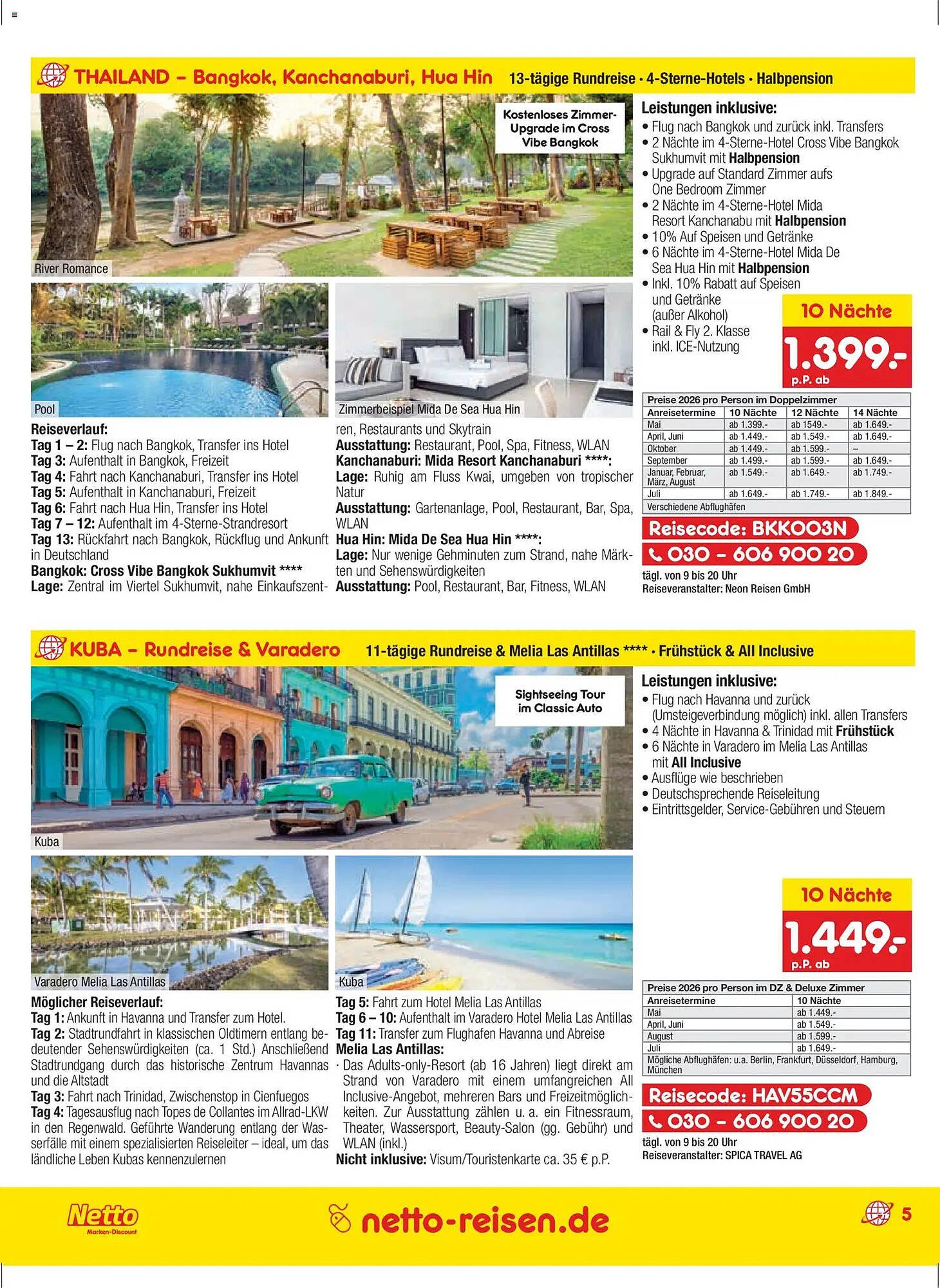 Netto Reisen Prospekt (2025-11-27 - 2025-12-28)