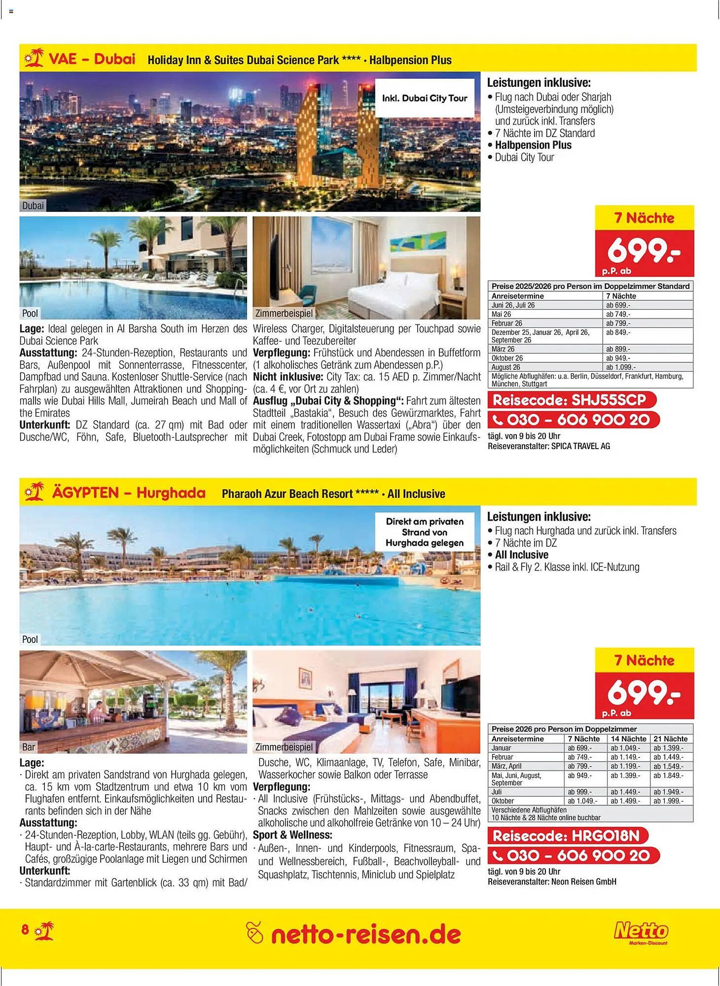 Netto Reisen Prospekt (2025-11-27 - 2025-12-28)