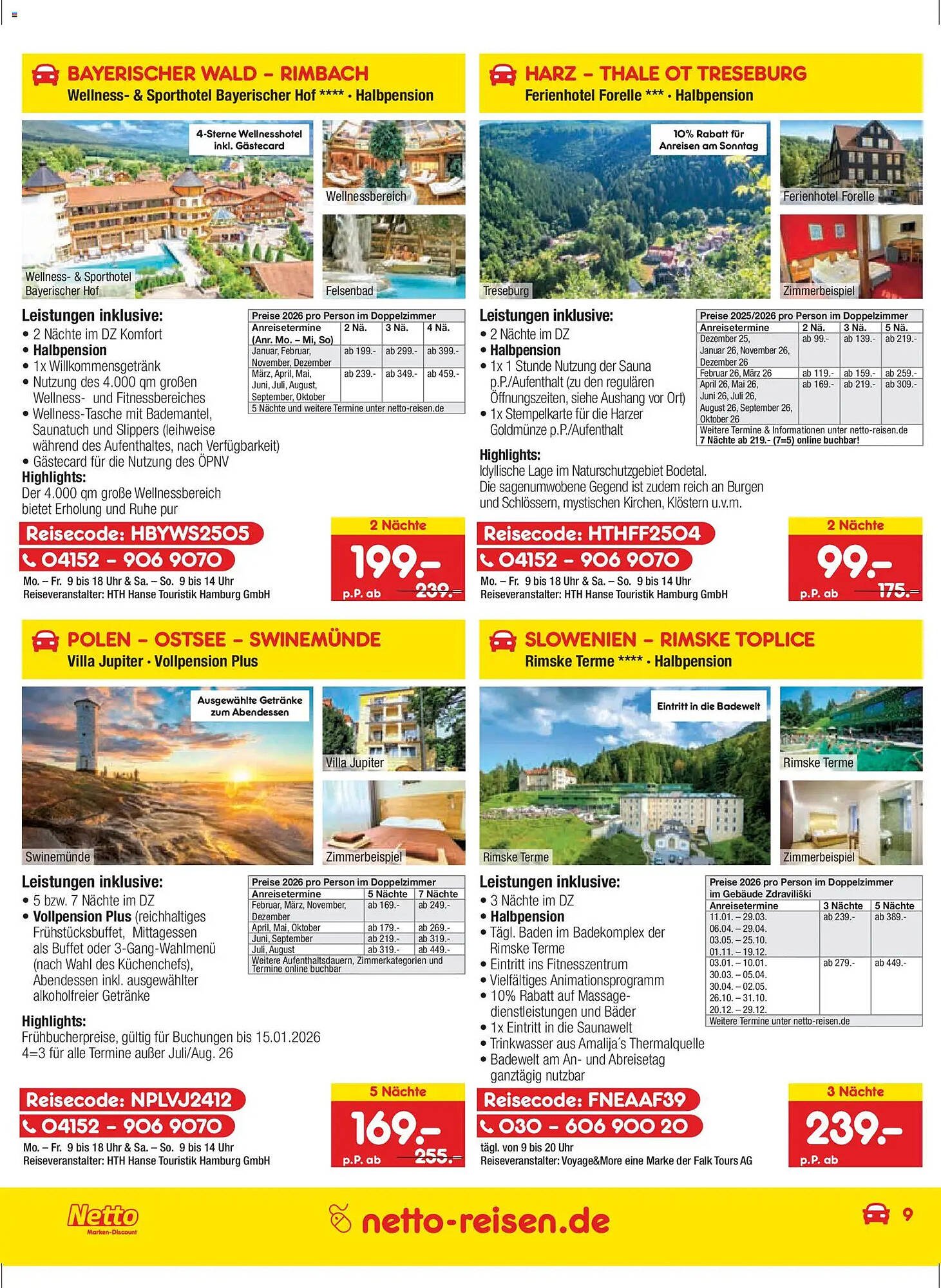 Netto Reisen Prospekt (2025-11-27 - 2025-12-28)