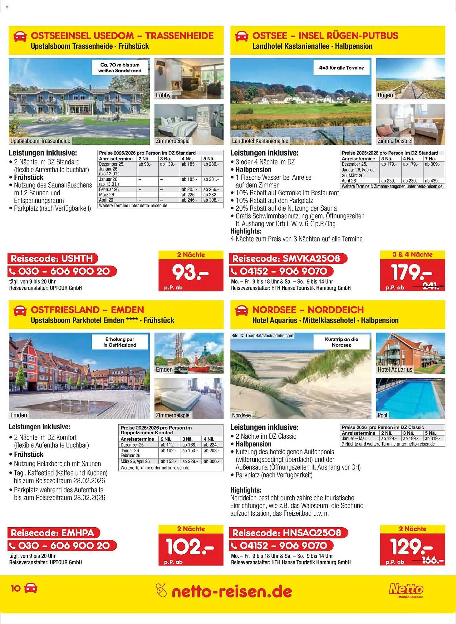 Netto Reisen Prospekt (2025-11-27 - 2025-12-28)