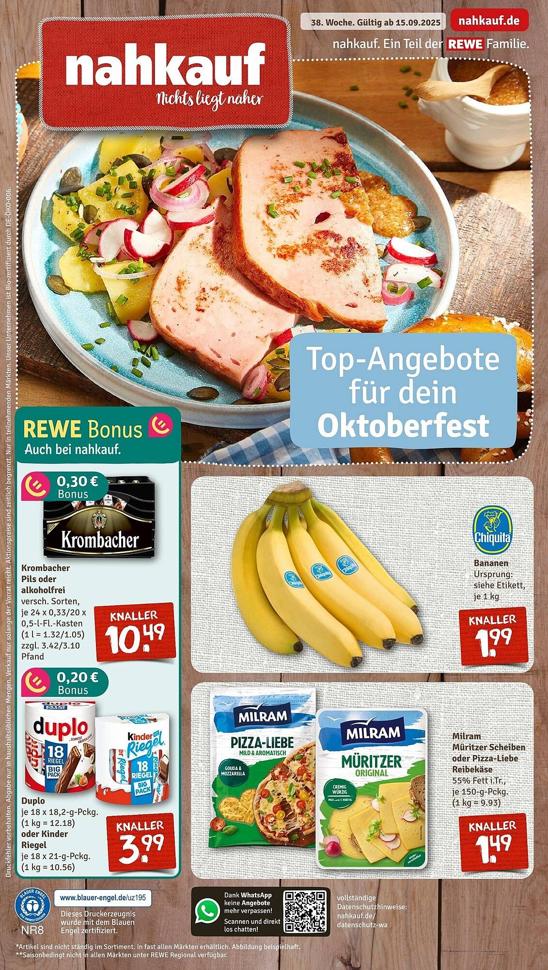 Nahkauf Prospekt (2025-09-15 - 2025-09-20) | 1