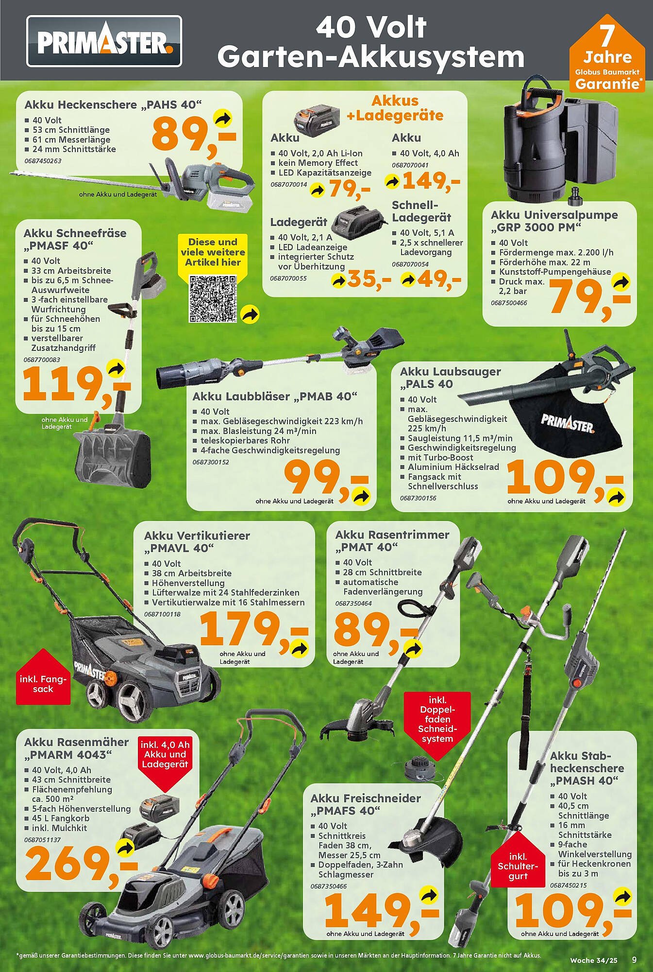 Globus Baumarkt Prospekt (2025-08-17 - 2025-08-23) | 9