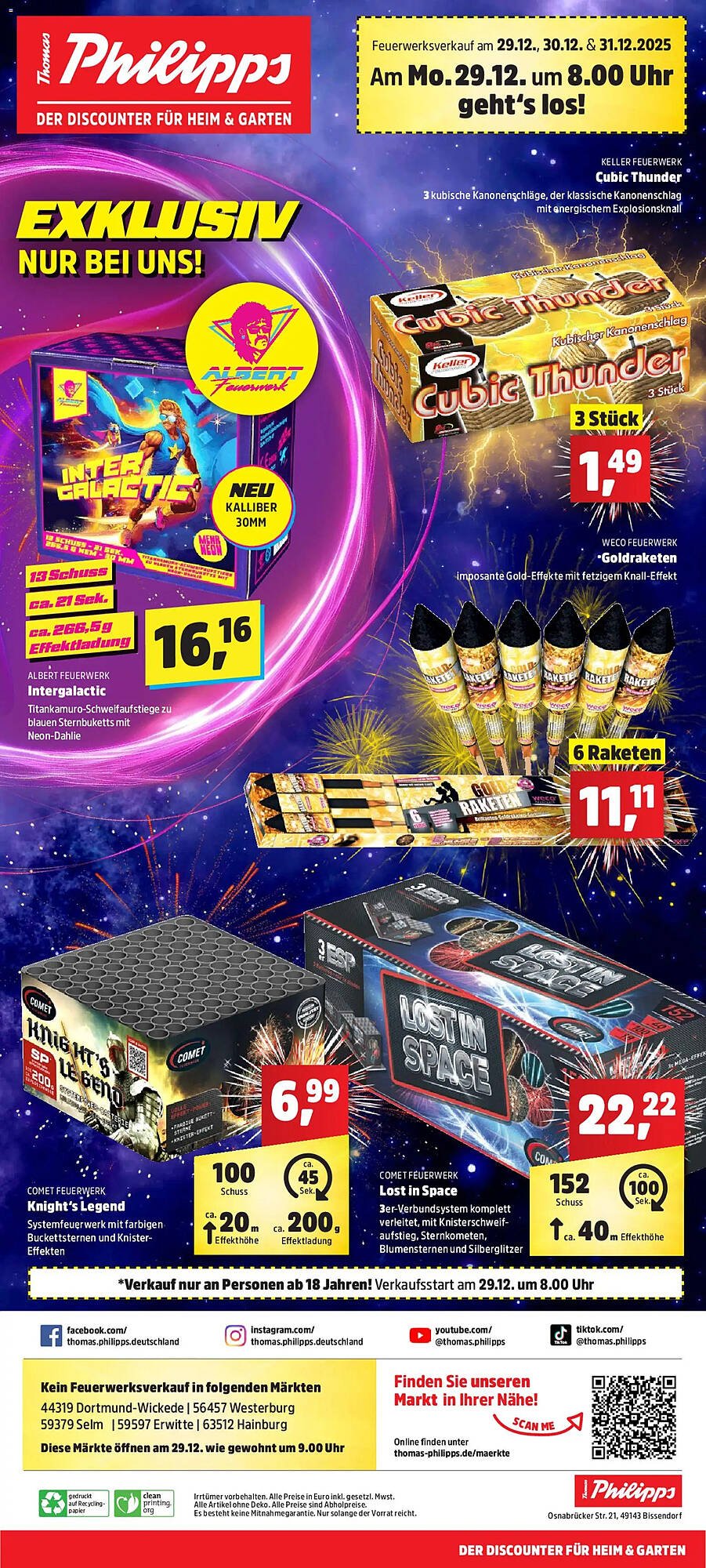 Thomas Philipps Prospekt (2025-12-29 - 2025-12-31)