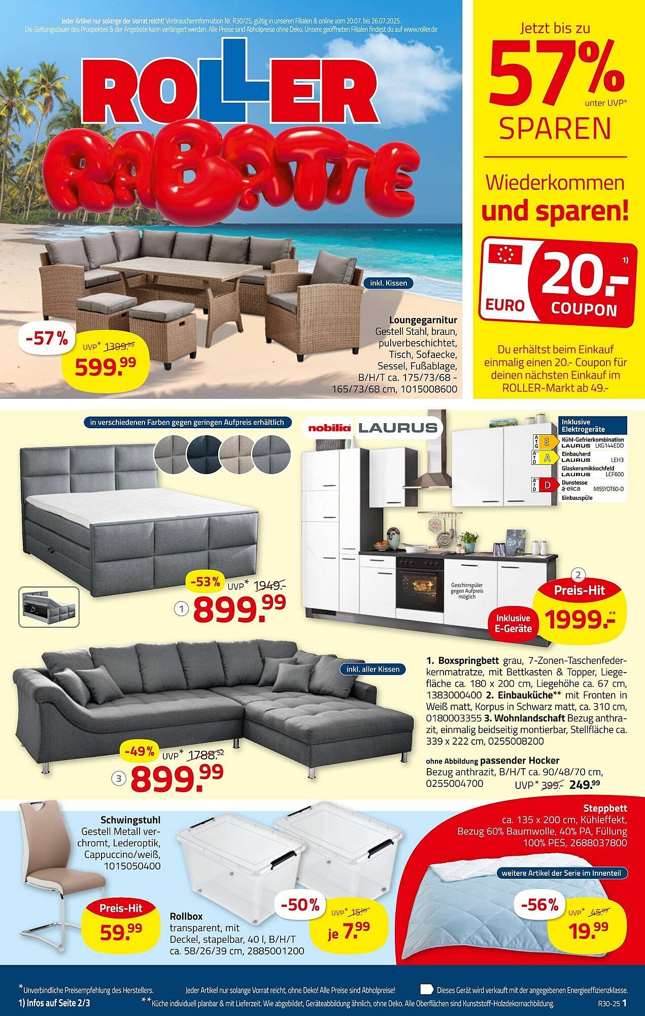 ROLLER Prospekt (2025-07-20 - 2025-07-26) | 1