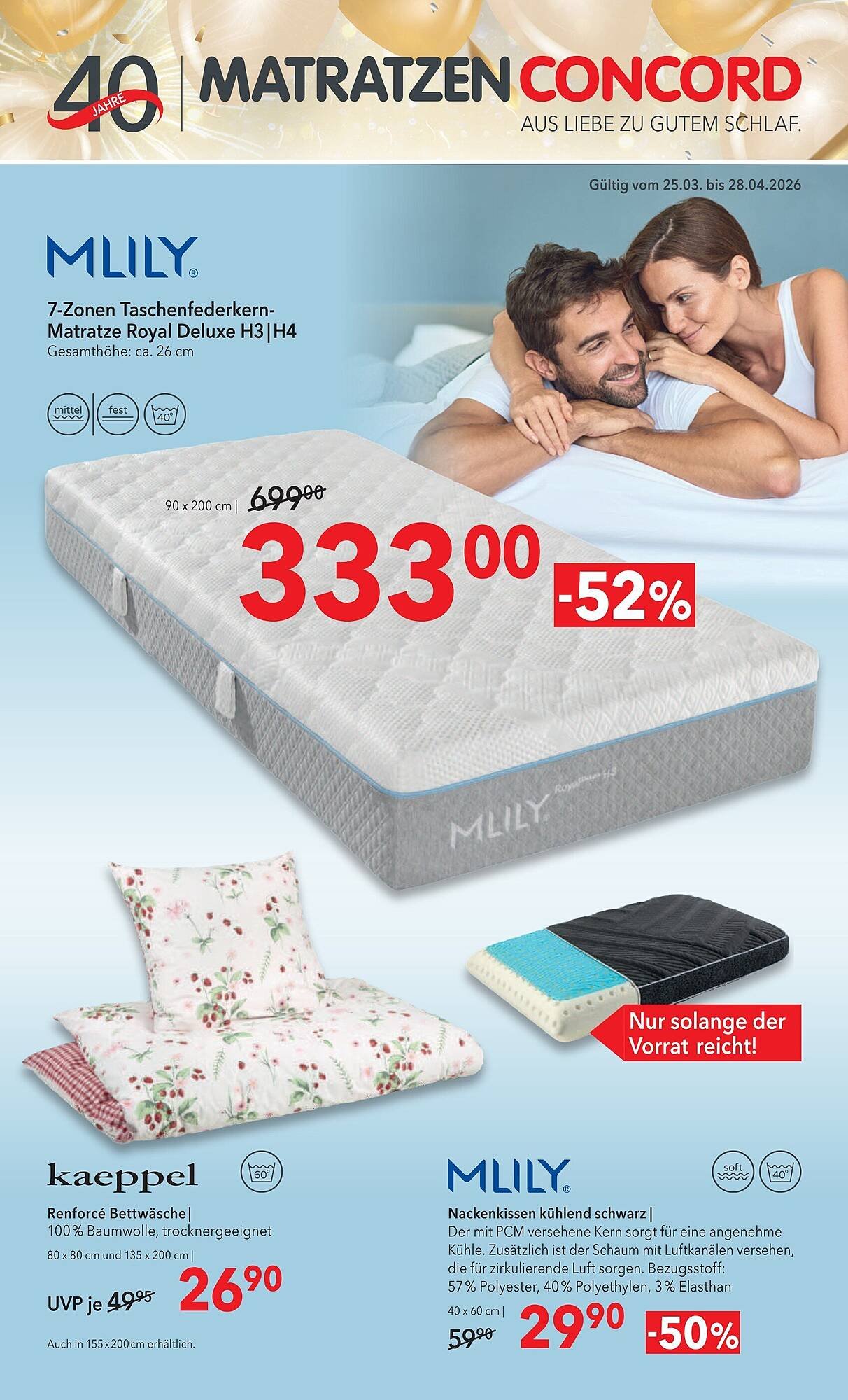 Matratzen Concord Prospekt